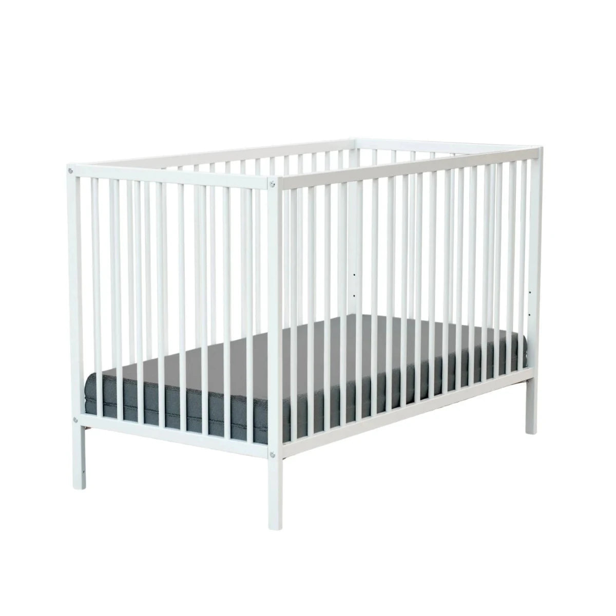 WeBaby One Wooden Cot Bed 60x120cm - White White - ebebek
