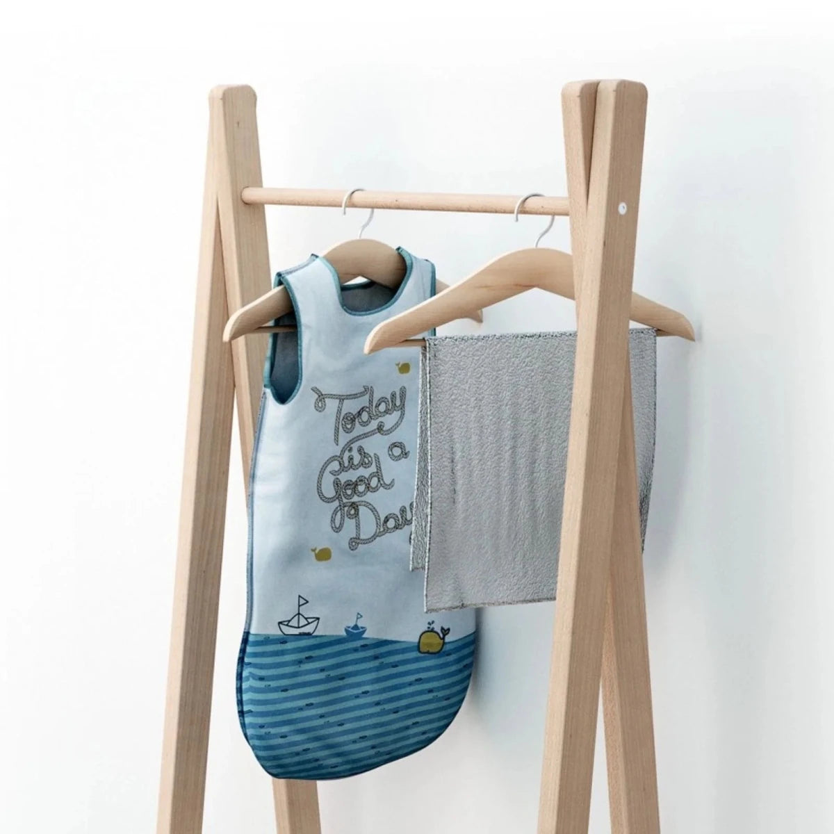 WeBaby Hooki Wooden Children's Clother Rail - Raw Beech Raw Beech - ebebek