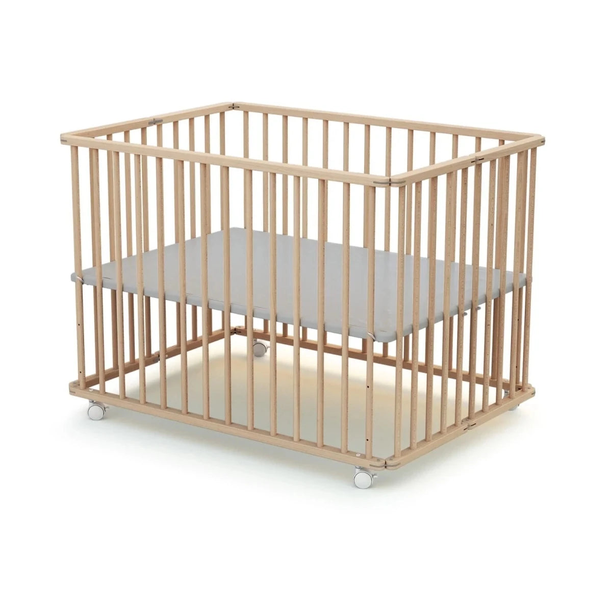WeBaby Cali Folding Playpen 70x100cm - Raw Beech Raw Beech - ebebek