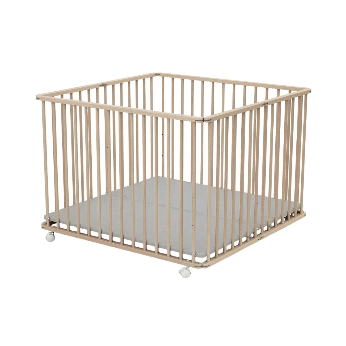 WeBaby Cali Folding Playpen 100x100cm - Raw Beech Raw Beech - ebebek