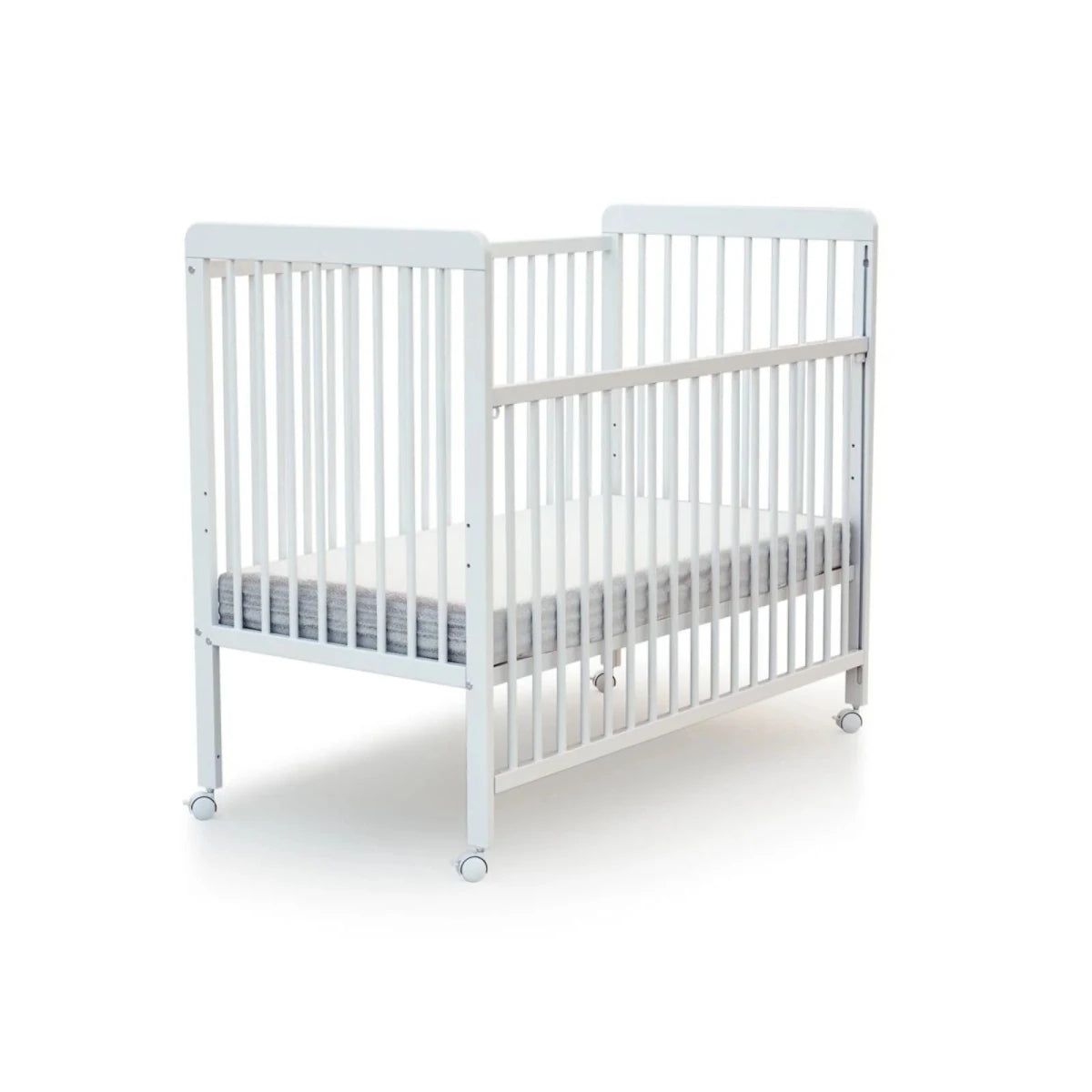 WeBaby Livo Wooden Sliding Cot Bed 60x120cm - White White - ebebek