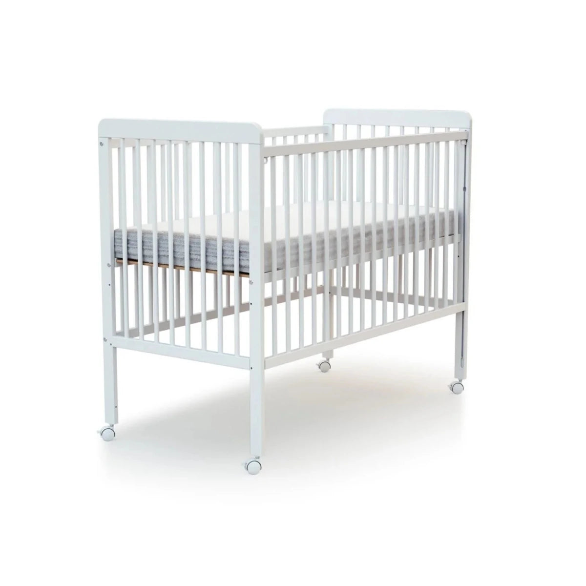 WeBaby Livo Wooden Sliding Cot Bed 60x120cm - White White - ebebek