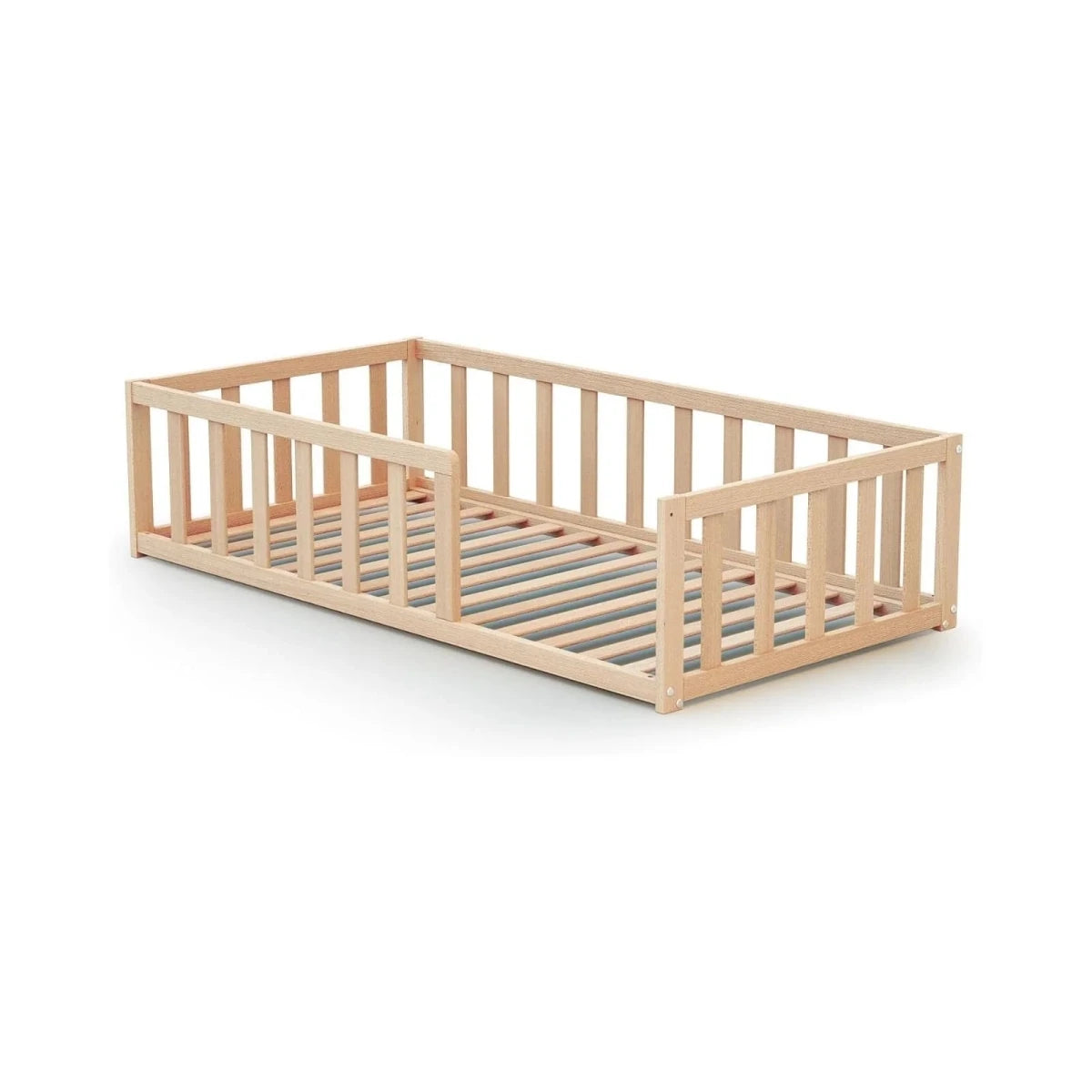WeBaby Kaia Wooden Flor Bed 70x140cm - Raw Beech Raw Beech - ebebek