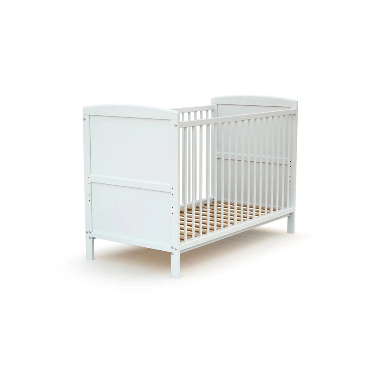 WeBaby Luna Convertible Wooden Cot Bed 60x120cm - White White - ebebek