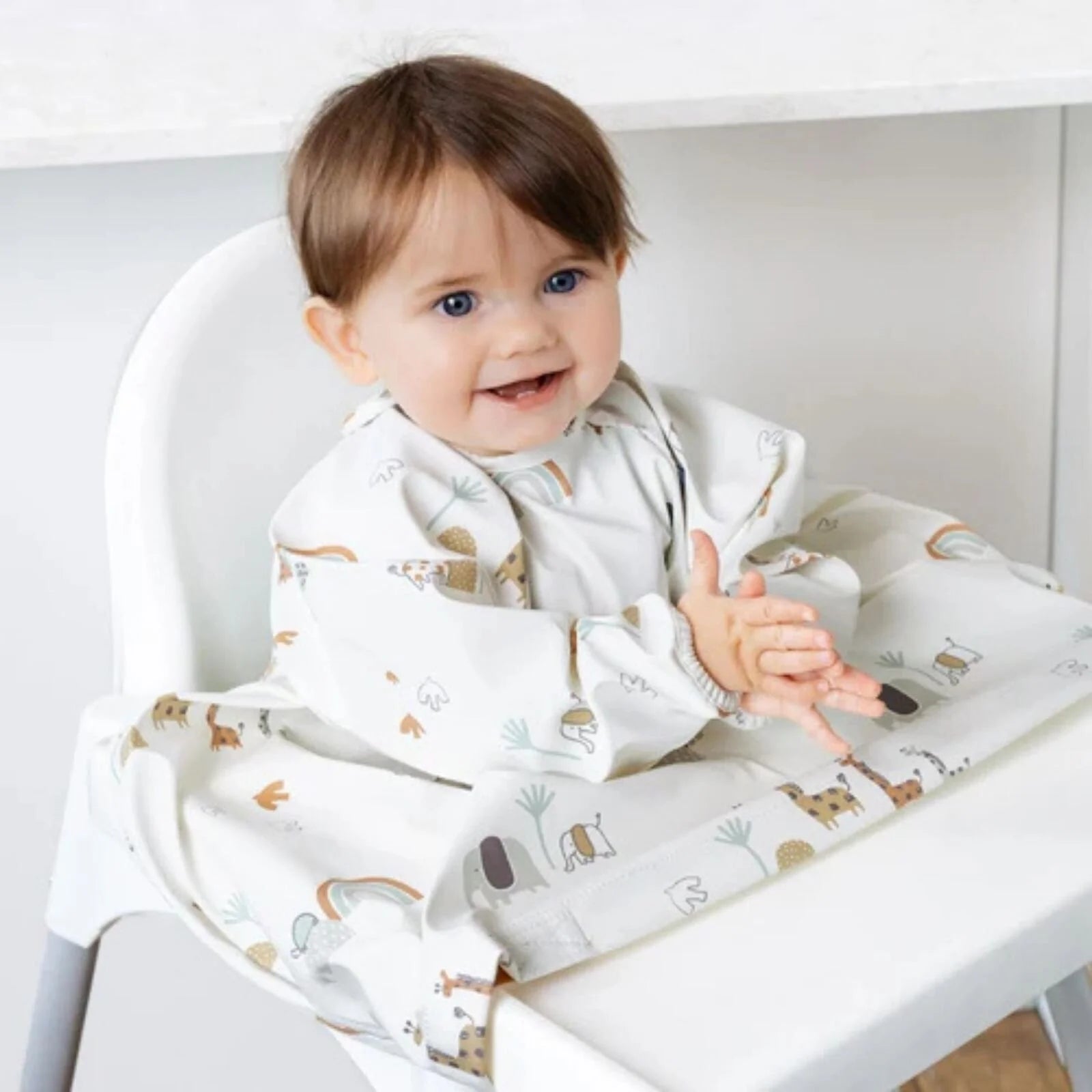 Bibado Coverall Weaning Bib - Serengeti Spaghetti - ebebek - Black Friday