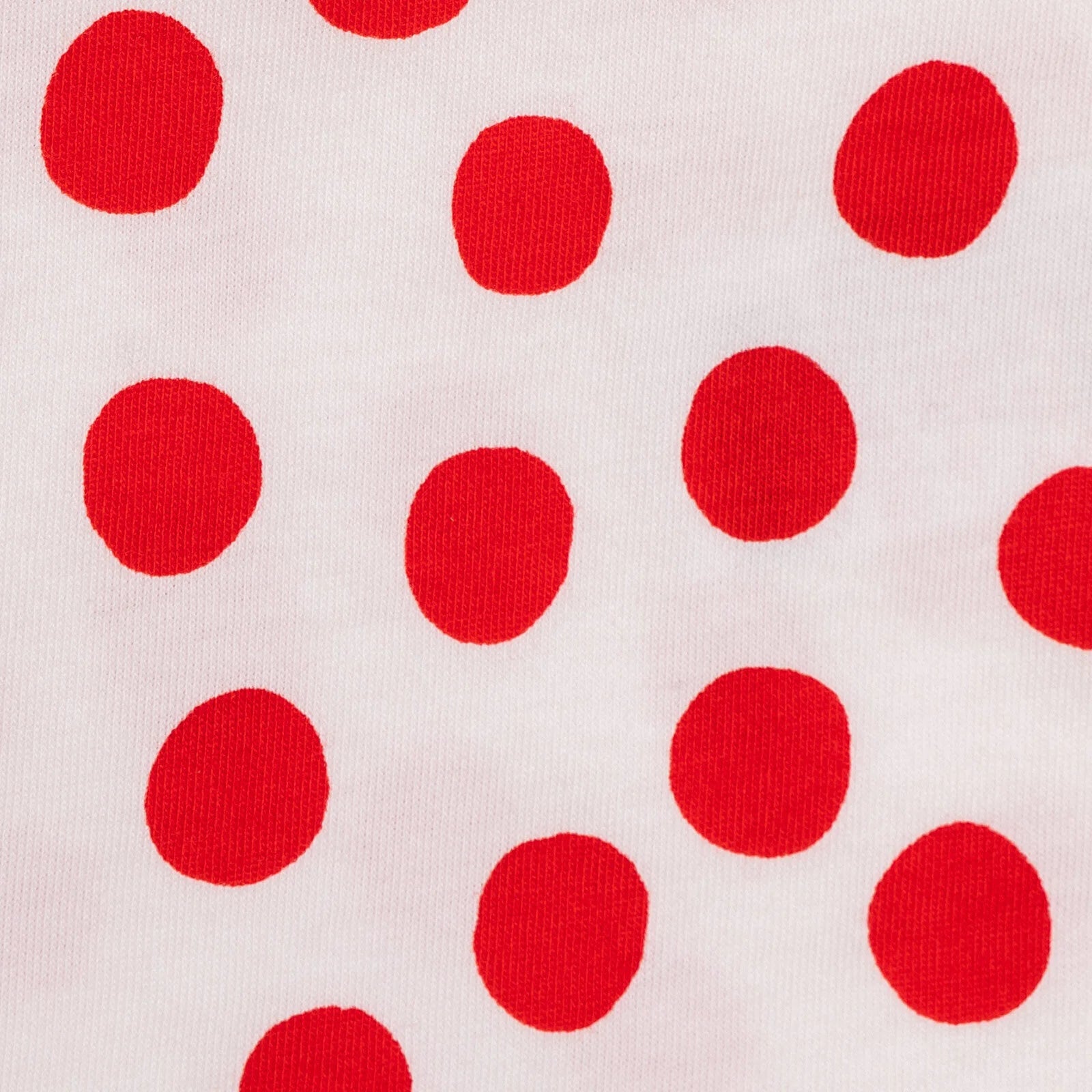 HelloBaby Basic Girl Polka Dot Patterned Tshirt - Red - ebebek - Black Friday