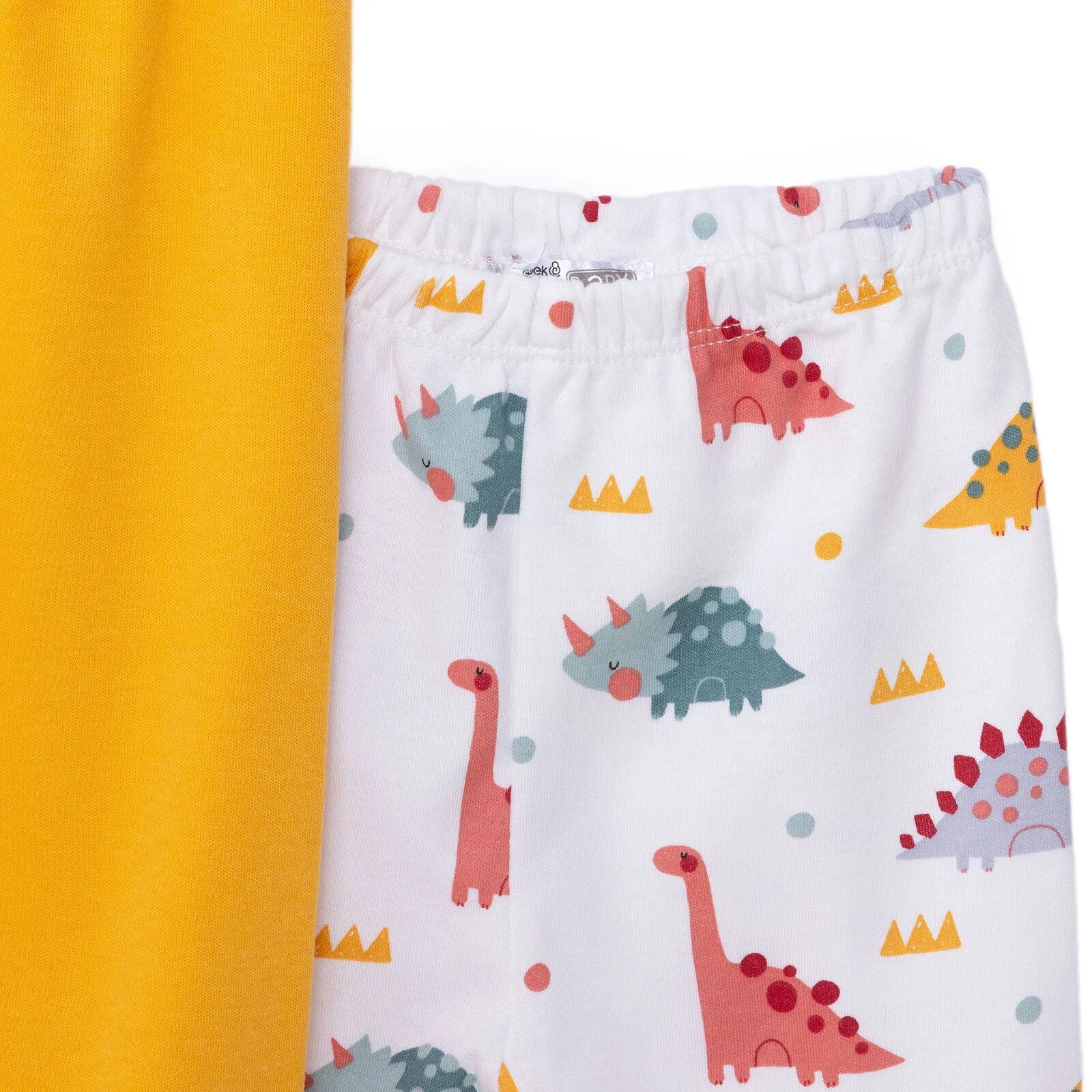 HelloBaby Newborn Baby Boy Embroidered Footed Bottom - Dark Yellow - ebebek - Black Friday