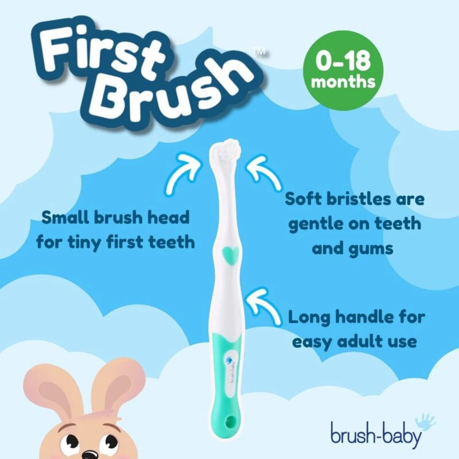 brush - baby First Brush Pack of 2 - Mixed Colours - ebebek - Black Friday