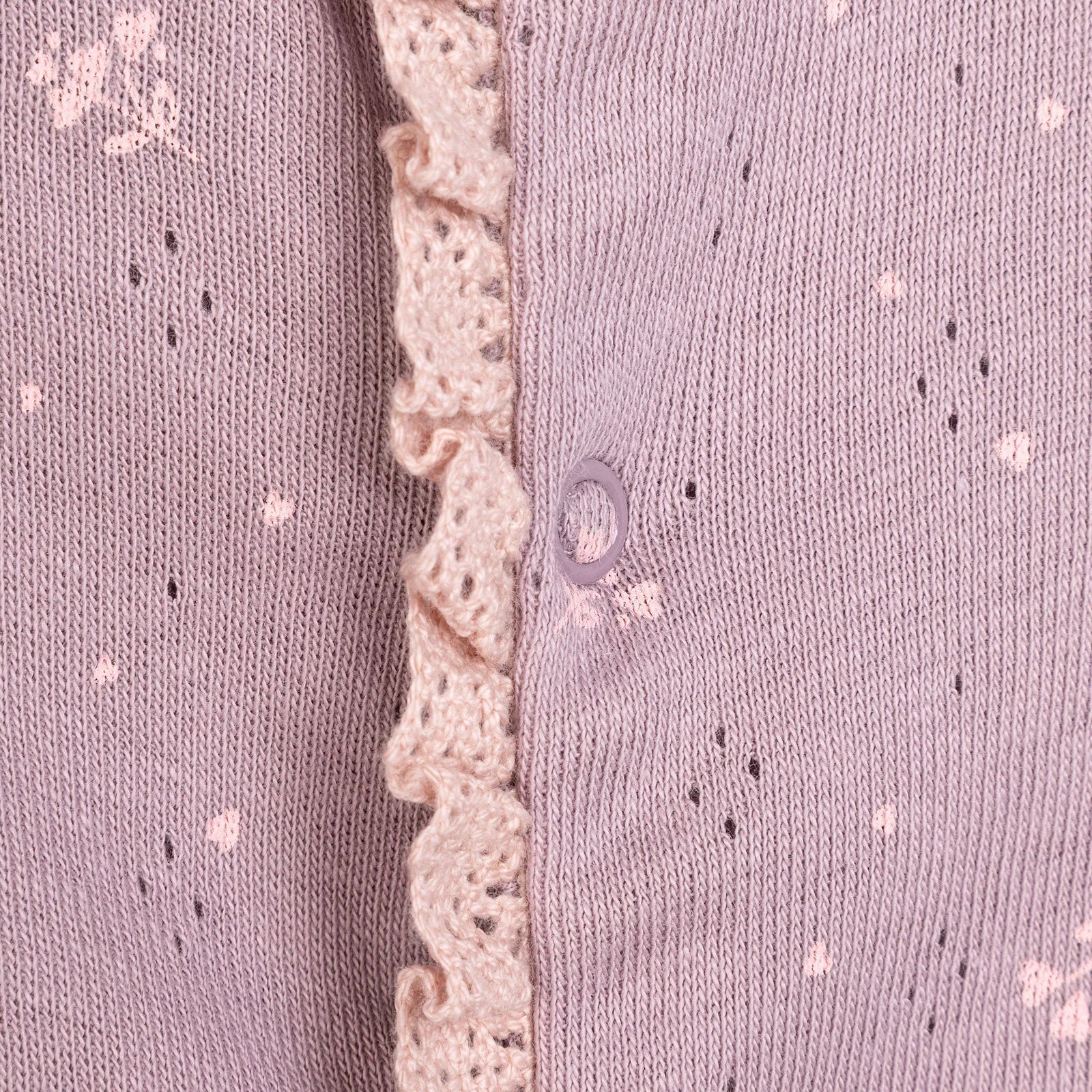 Bebetto Newborn Nature Footed Jumpsuit - Purple - ebebek - Black Friday