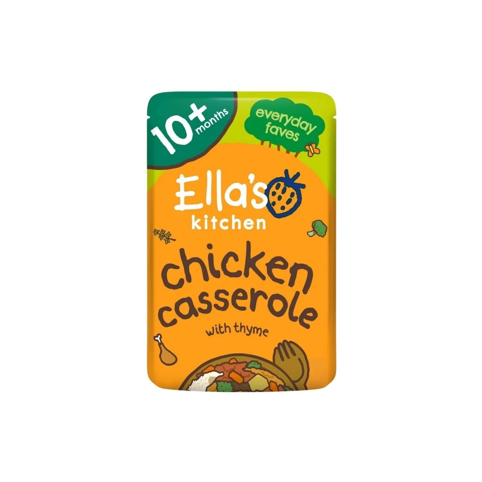 Ella's Kitchen Organic Chicken & Rice Casserole Baby Food Pouch 10+ months 190g - ebebek - Black Friday