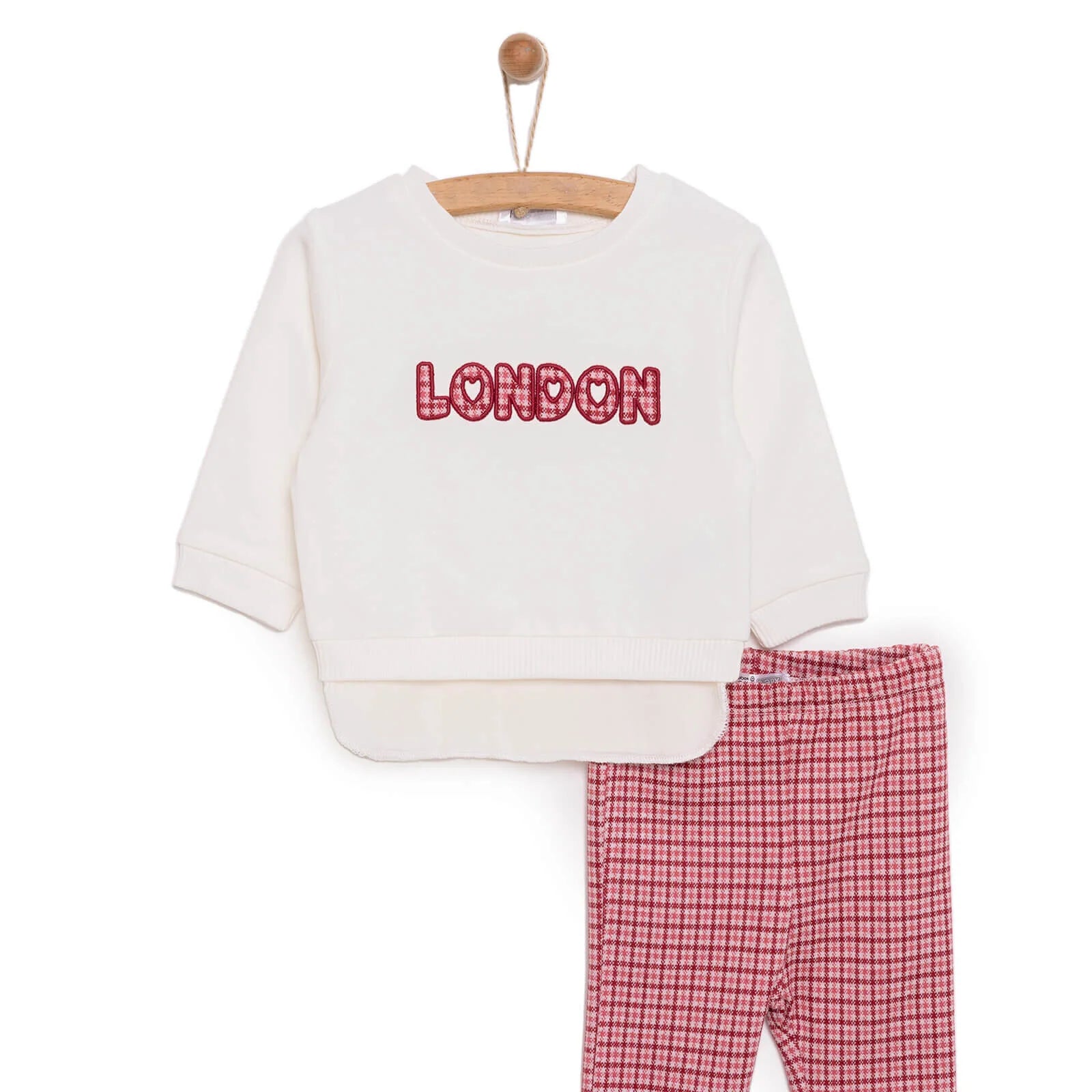 HelloBaby Sweatshirt Footless Bottom - Ecru - ebebek - Black Friday