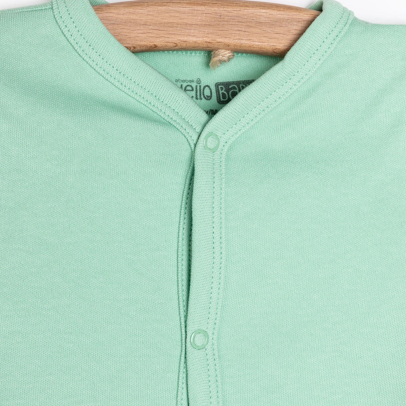 HelloBaby Newborn Footed Jumpsuit - Hat 2 Pcs - Green - ebebek - Black Friday