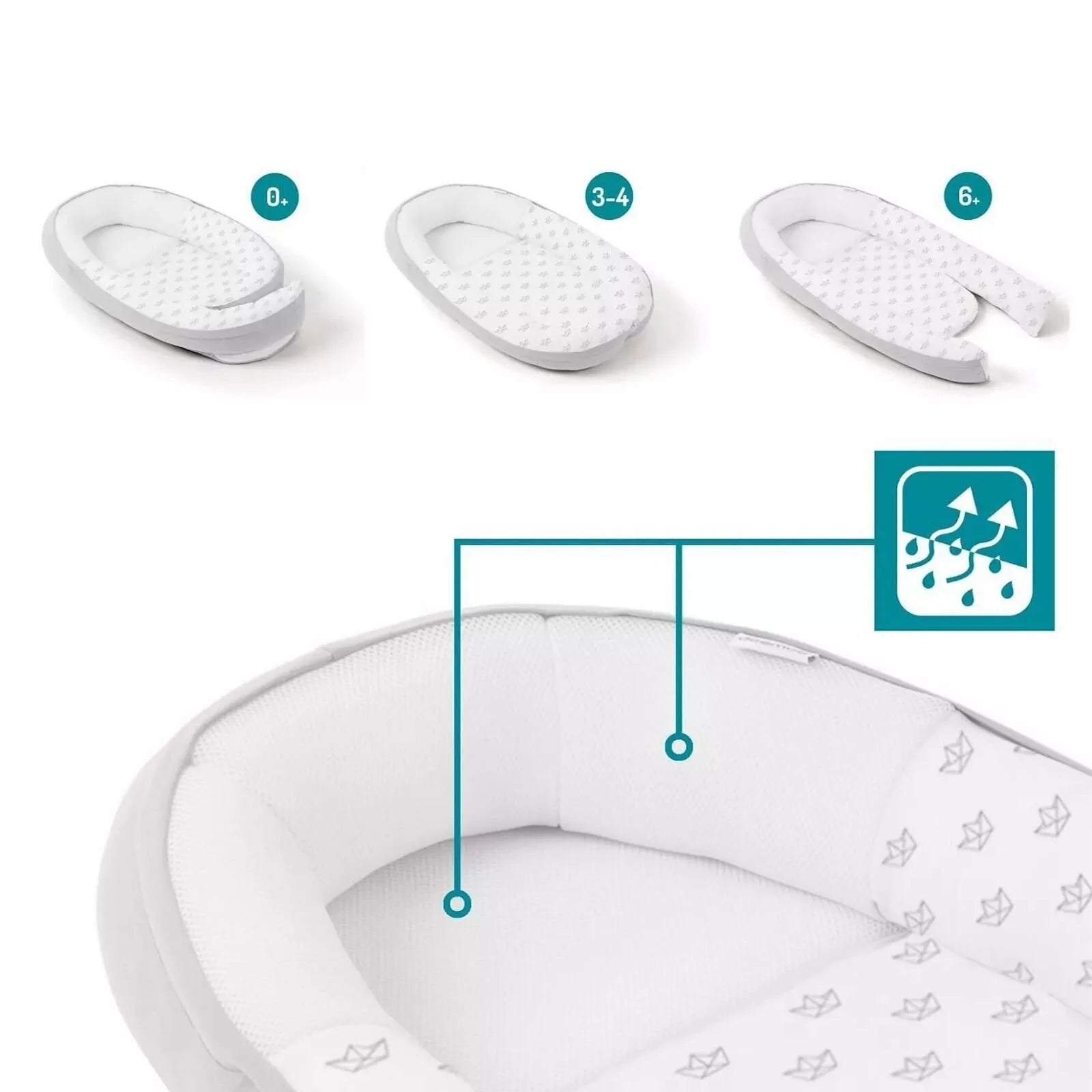 Doomoo Cotton Cocoon - Origami Boats - ebebek - Black Friday