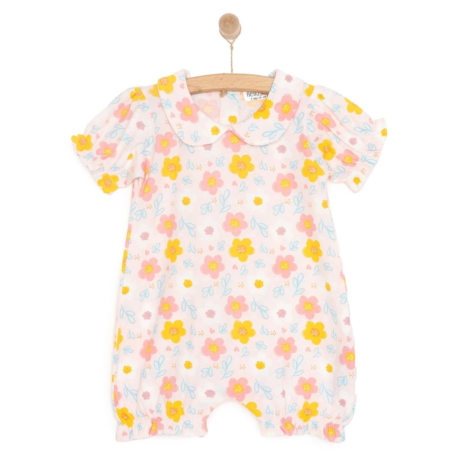 HelloBaby Daisy Girl Short Overalls - Pink - ebebek - Black Friday