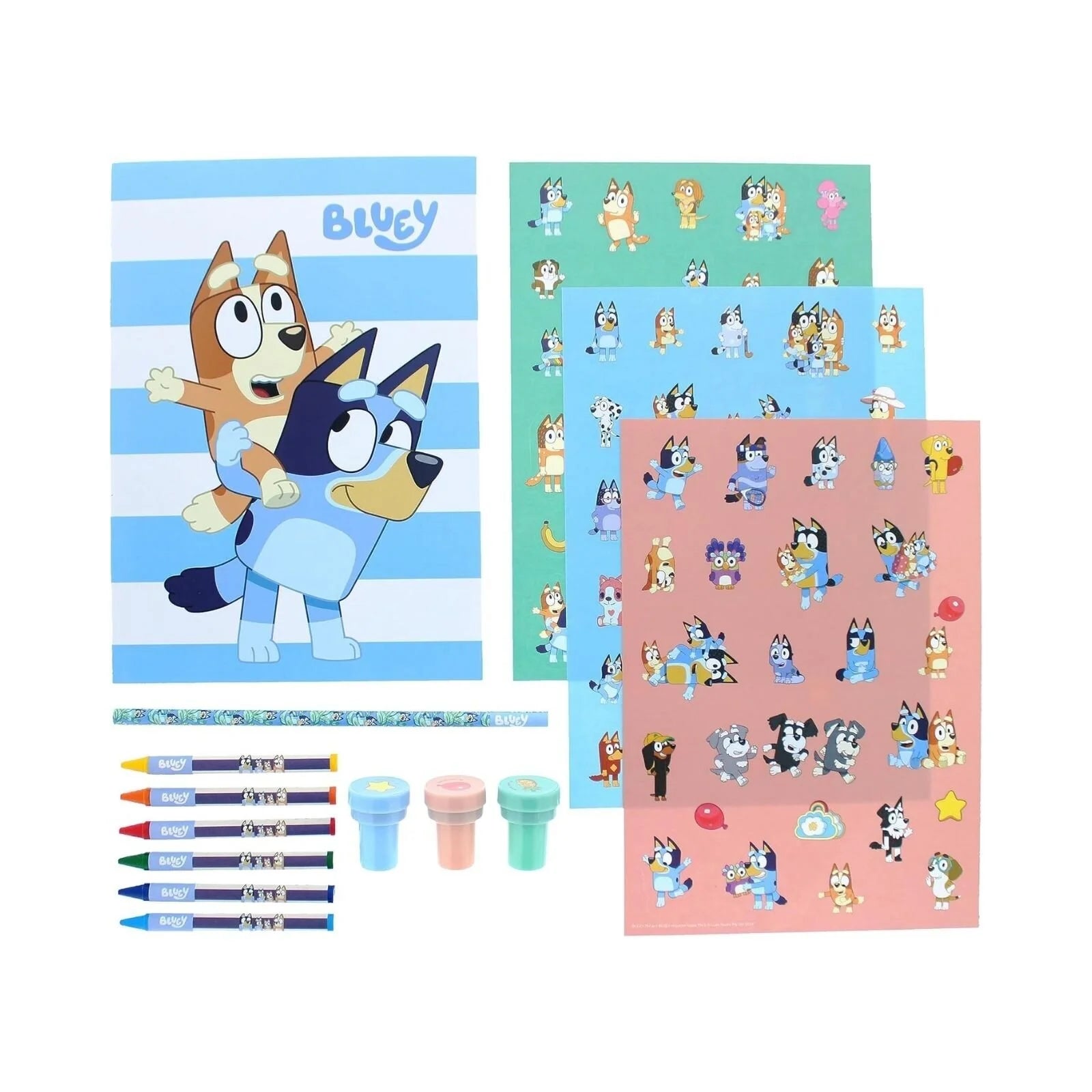 Bluey Stick & Stamp Set - ebebek - Black Friday