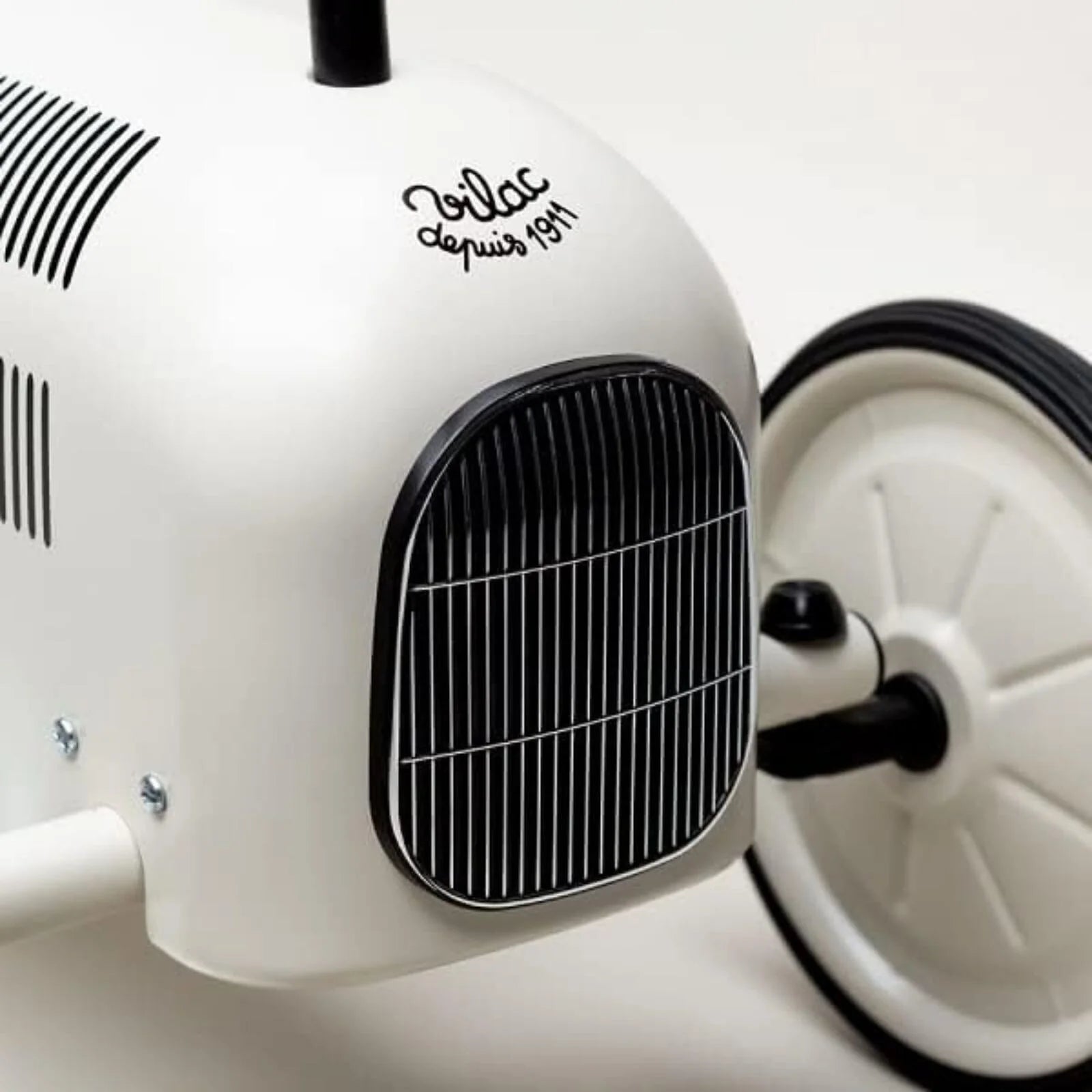 Vilac Ride On Metal Car Toy - Off White - Vilac - ebebek