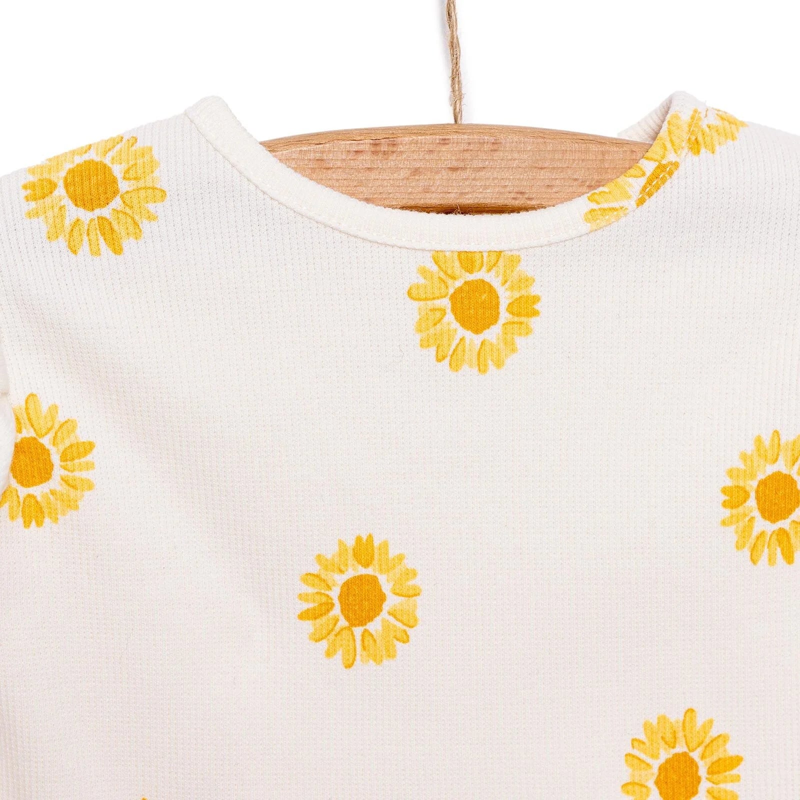 HelloBaby Sun Flower Girl Blouse - Tight - Ecru - ebebek - Black Friday