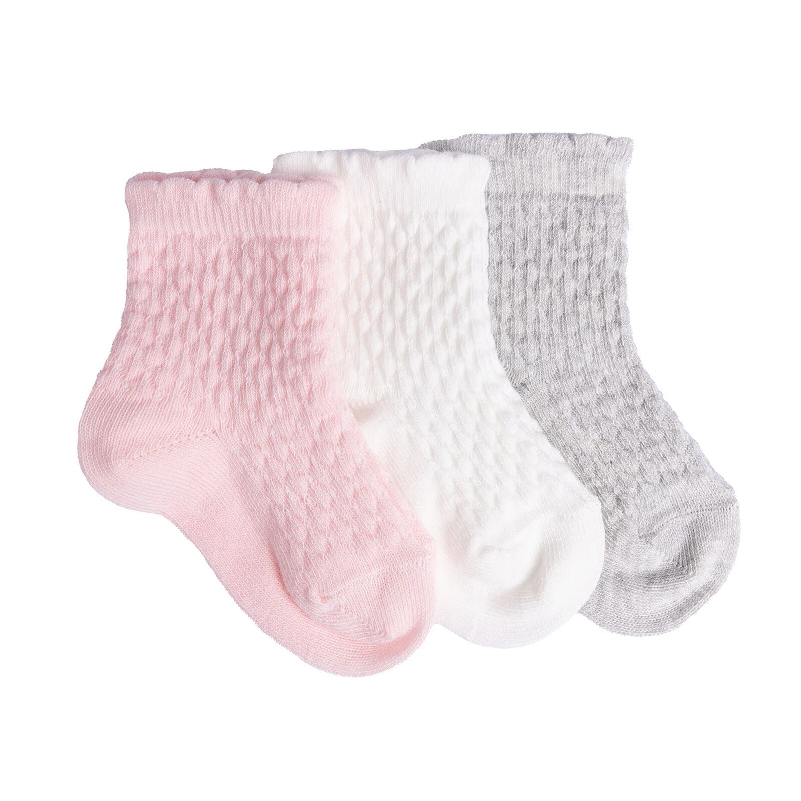 HelloBaby Girl Baby Socks 3 Pack - Light Pink - ebebek - Black Friday
