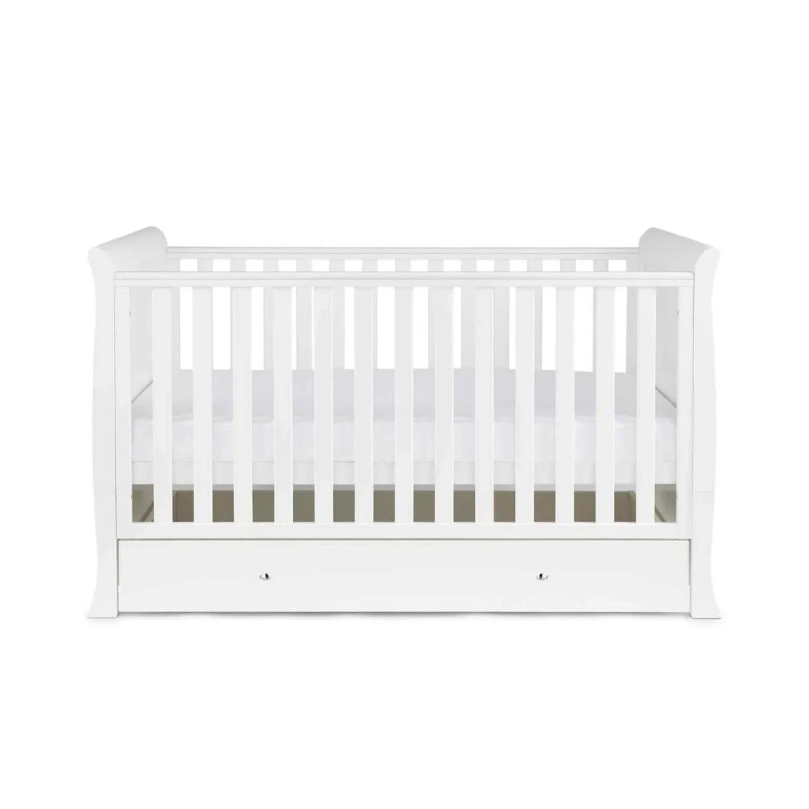Ickle Bubba Snowdon Classic Cot Bed White - Premium Sprung Mattress - ebebek - Black Friday