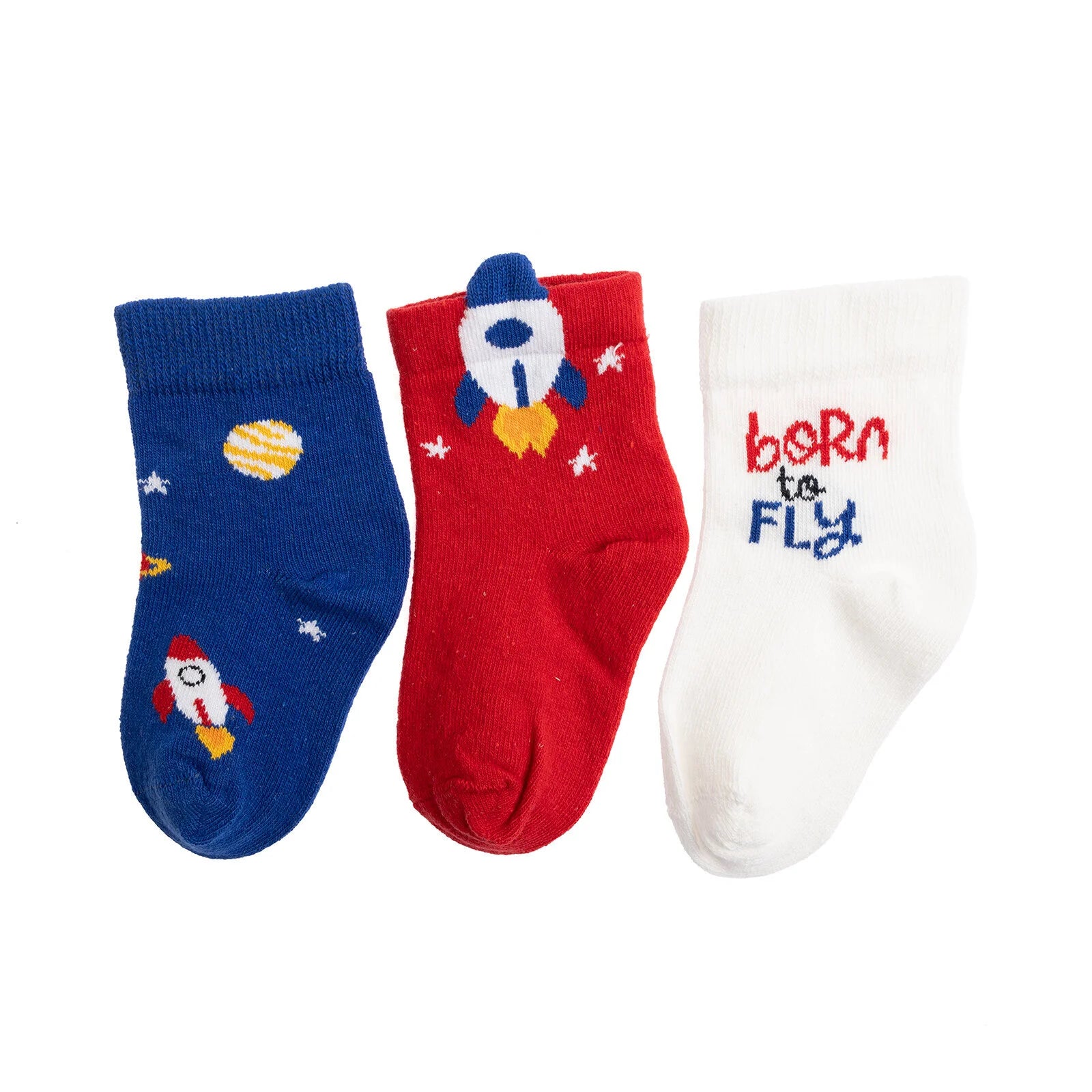 HelloBaby Baby Boy Pack of 3 Socks - Red - ebebek - Black Friday