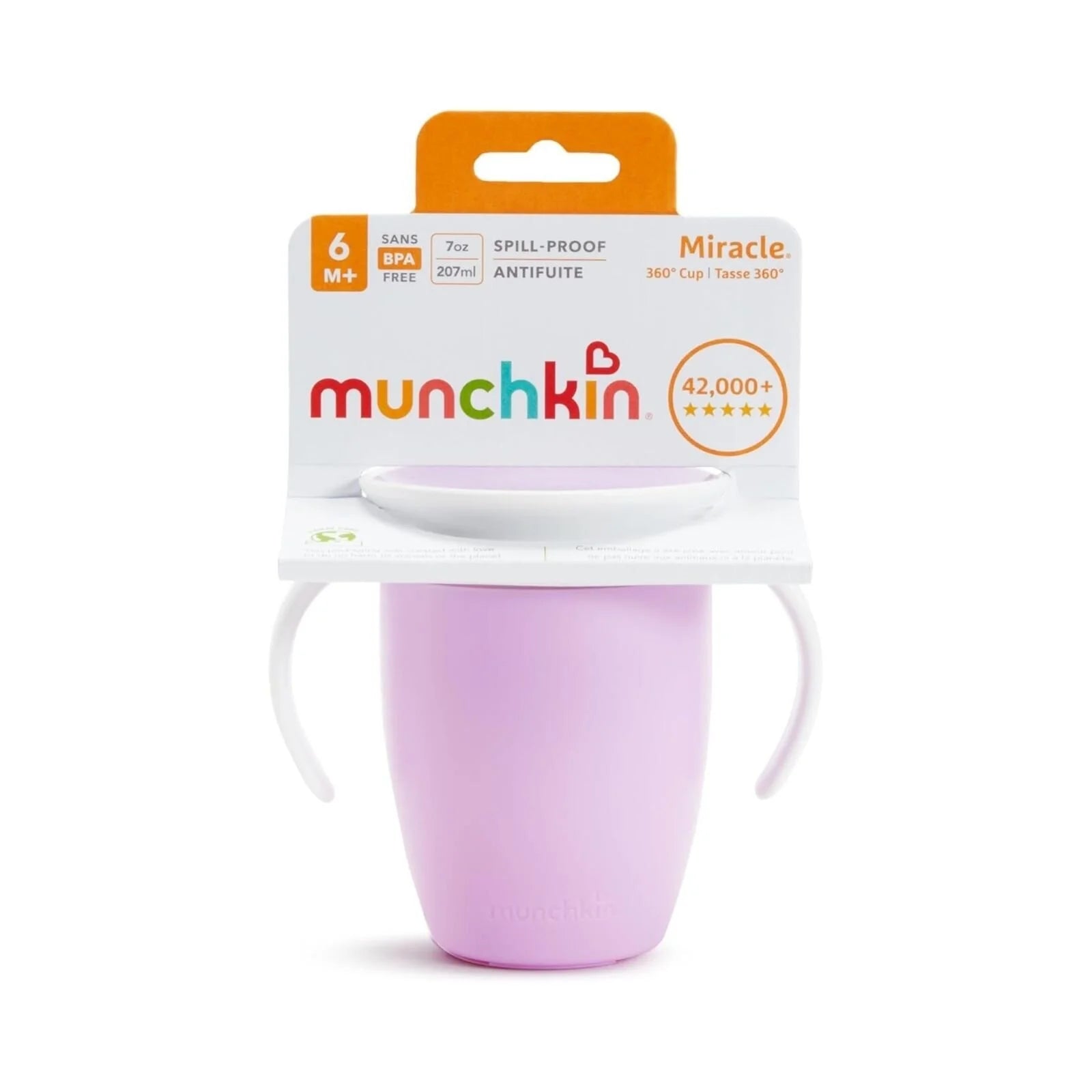 Munchkin Miracle 360 Trainer Cup 6+ months 207ml - Purple - ebebek - Black Friday