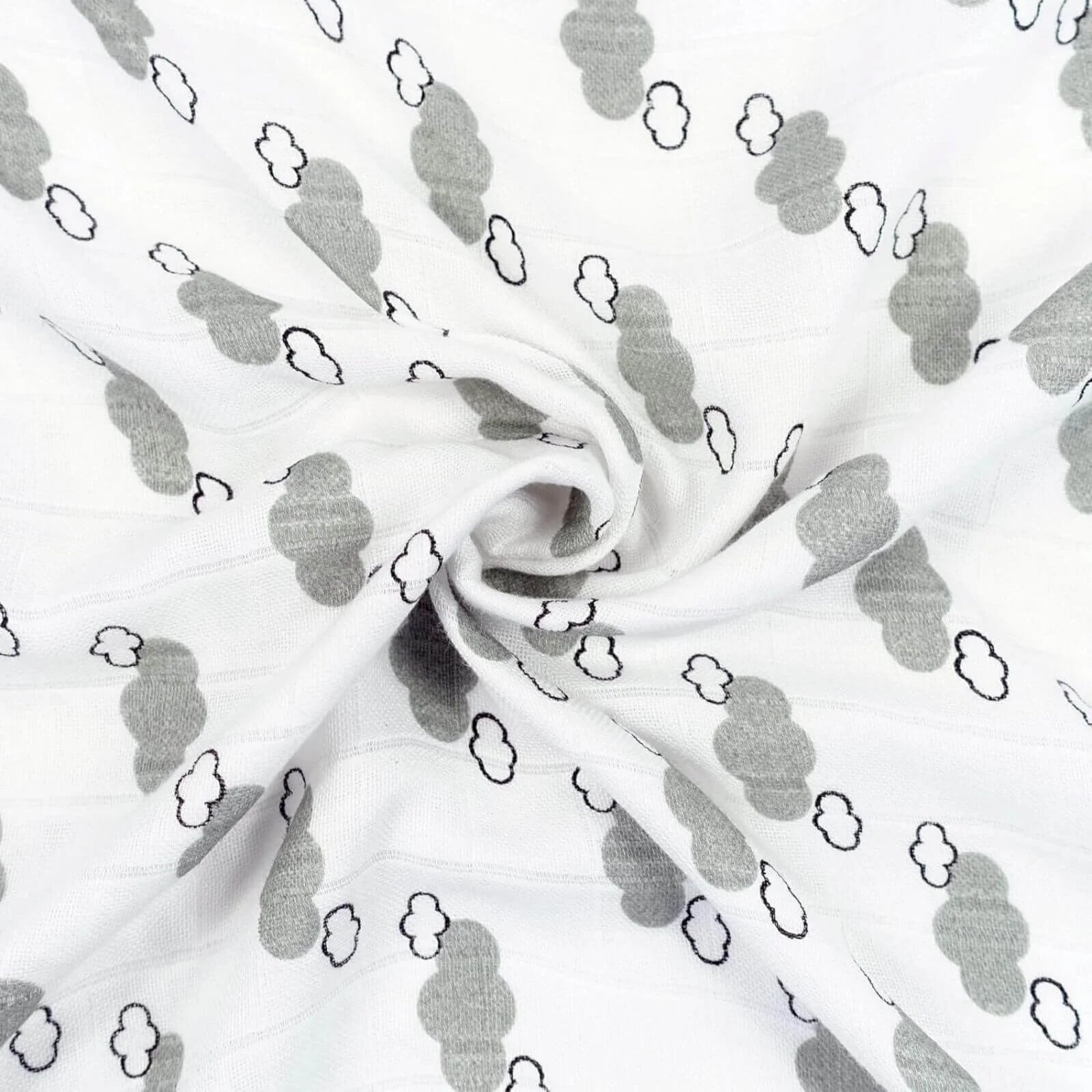 MuslinZ Bamboo/Organic Cotton Muslin Set - Grey Cloud - ebebek - Black Friday