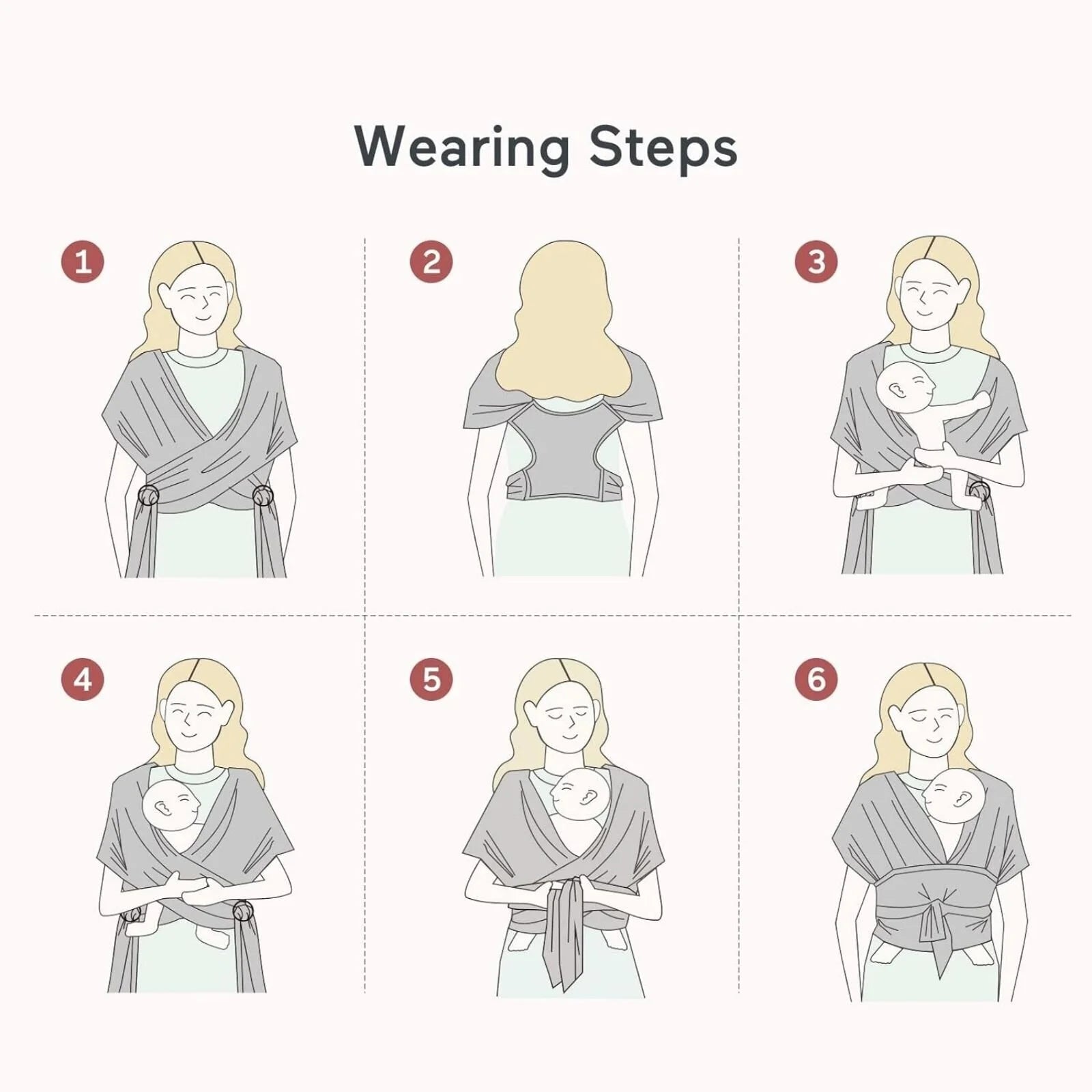 Momcozy Baby Carrier - Gradient Blue - ebebek - Black Friday