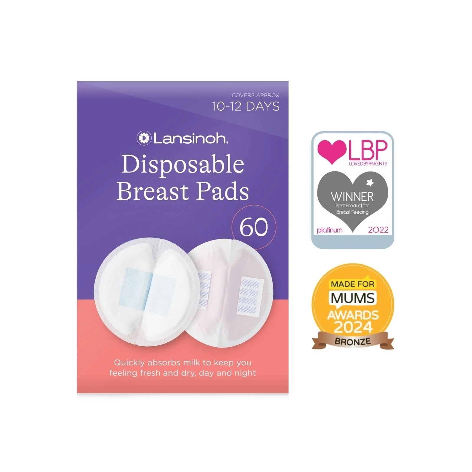 Lansinoh Ultra Thin Stay Dry Nursing Breast Pads 60 pcs - ebebek - Black Friday