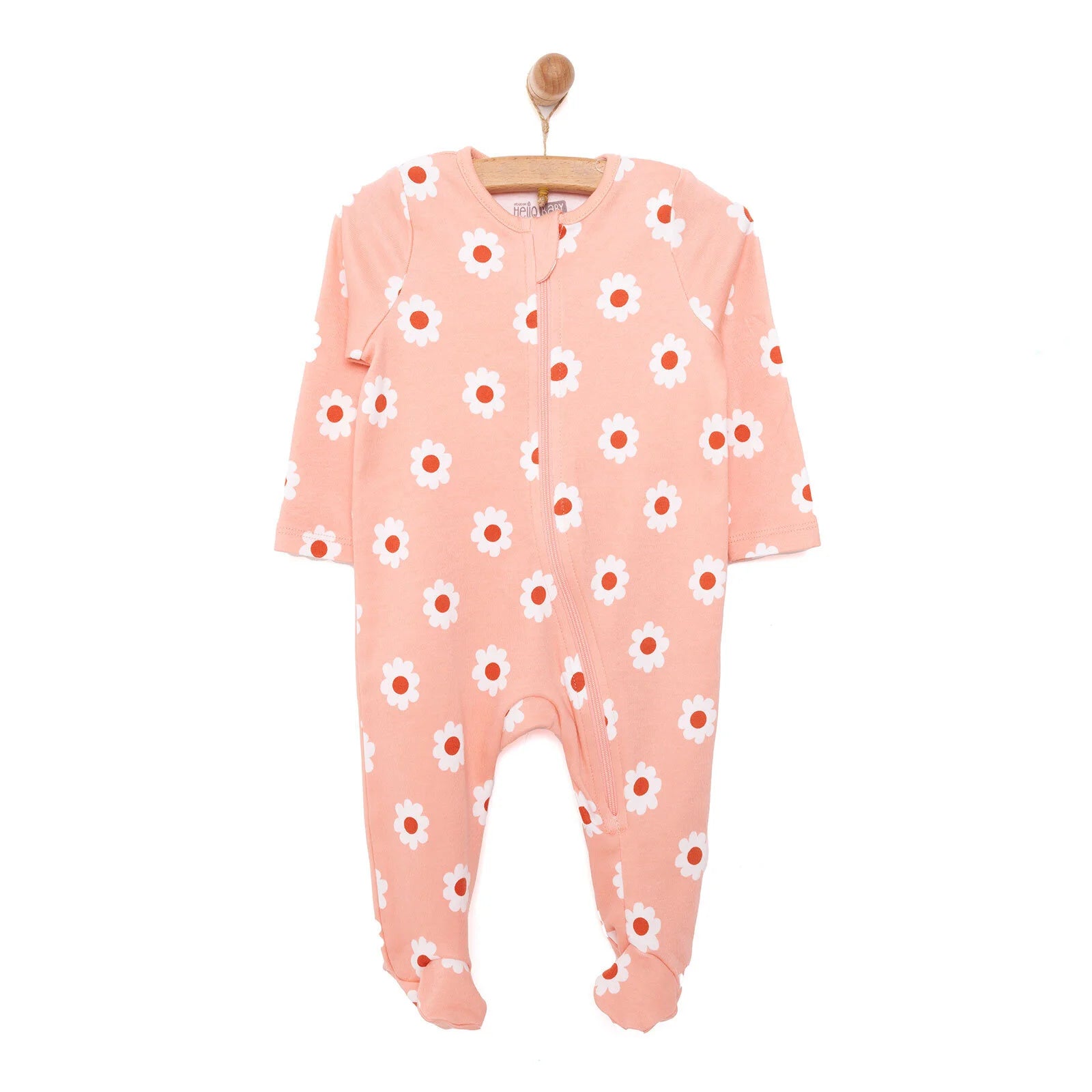 HelloBaby Newborn Baby Girl Footed Jumpsuit - Pink - ebebek - Black Friday