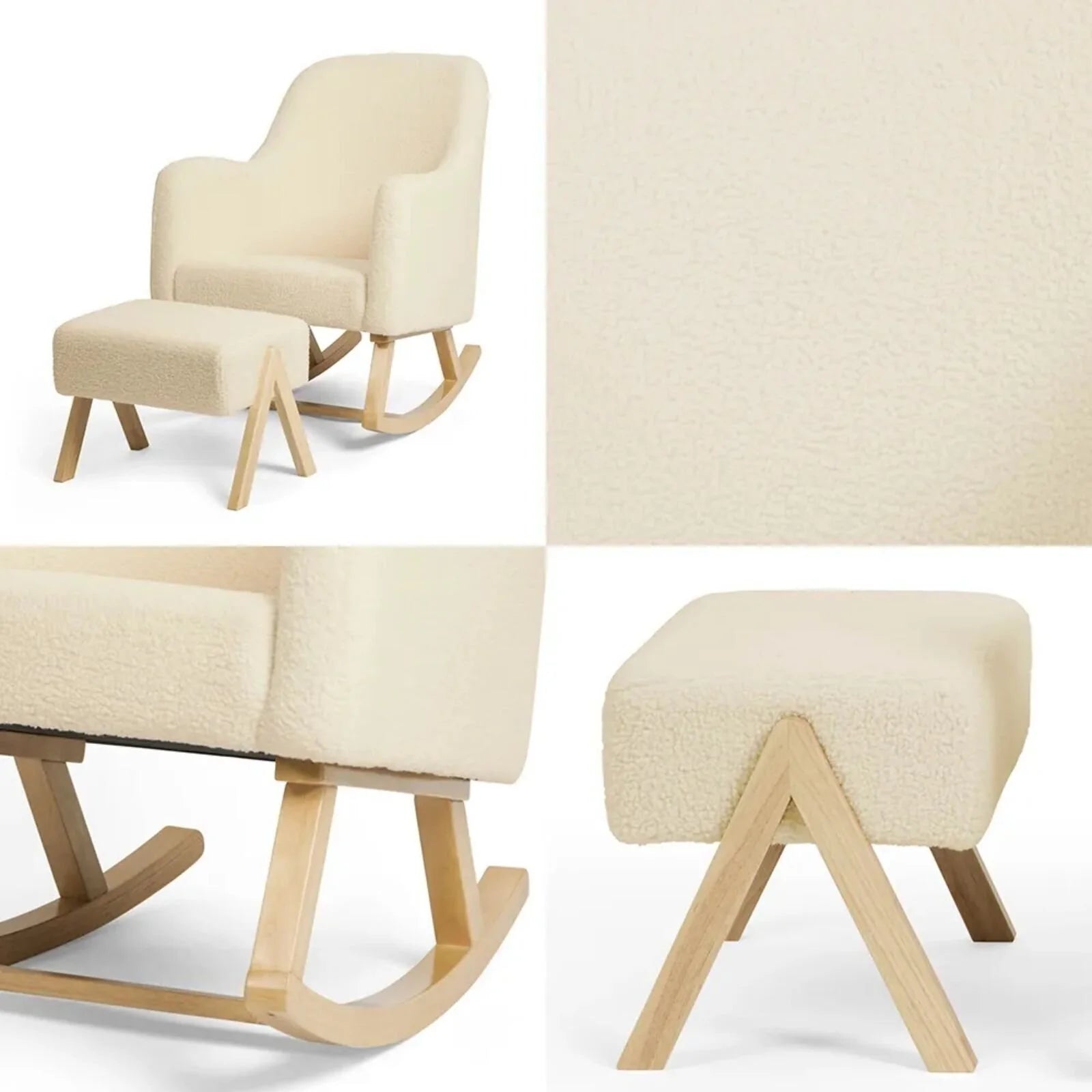 Ickle Bubba Roxby Nursery Chair & Stool - Cloud - ebebek - Black Friday