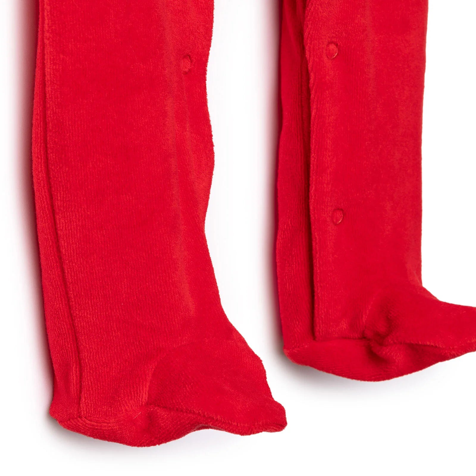 HelloBaby My First Christmas Newborn Unisex Velvet Footed Jumpsuit - Green - ebebek - Black Friday