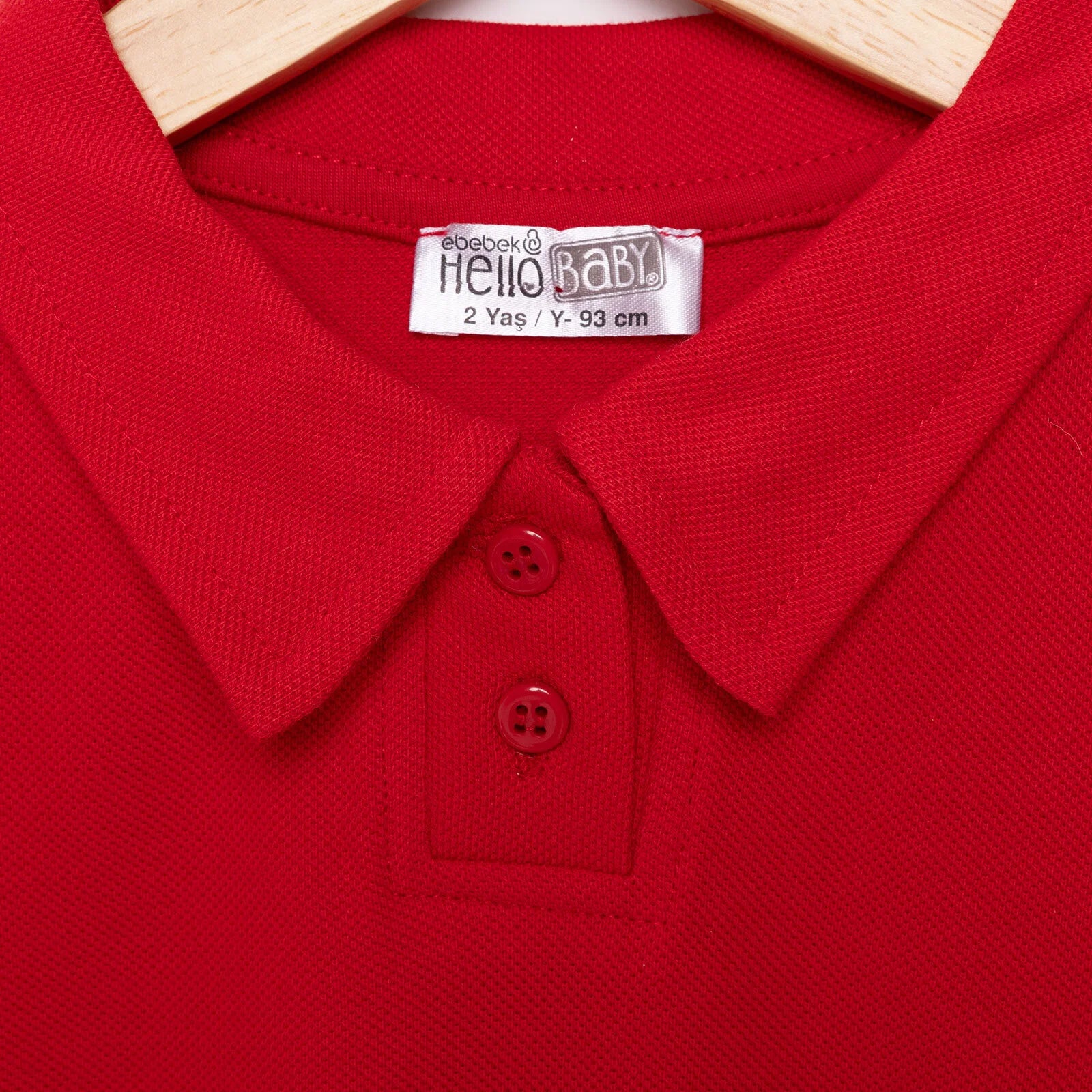 HelloBaby Celebration Unisex Long Sleeve Bodysuit - Red - ebebek - Black Friday