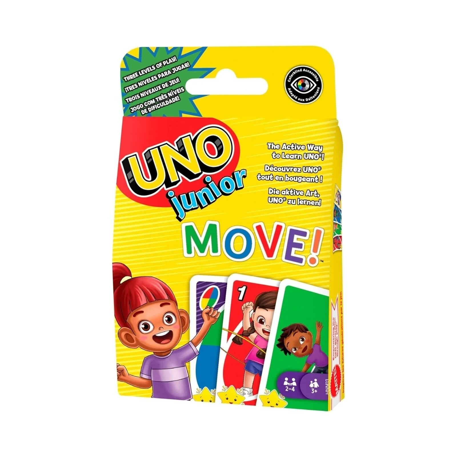 Mattel Uno Junior Move Card Game - ebebek - Black Friday