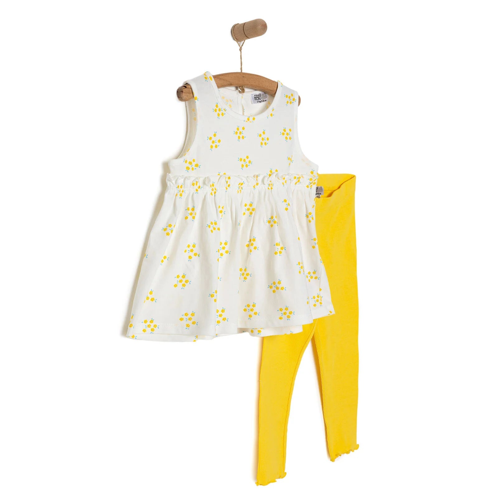 HelloBaby Daisy Girl Blouse - Tights - Ecru - ebebek - Black Friday