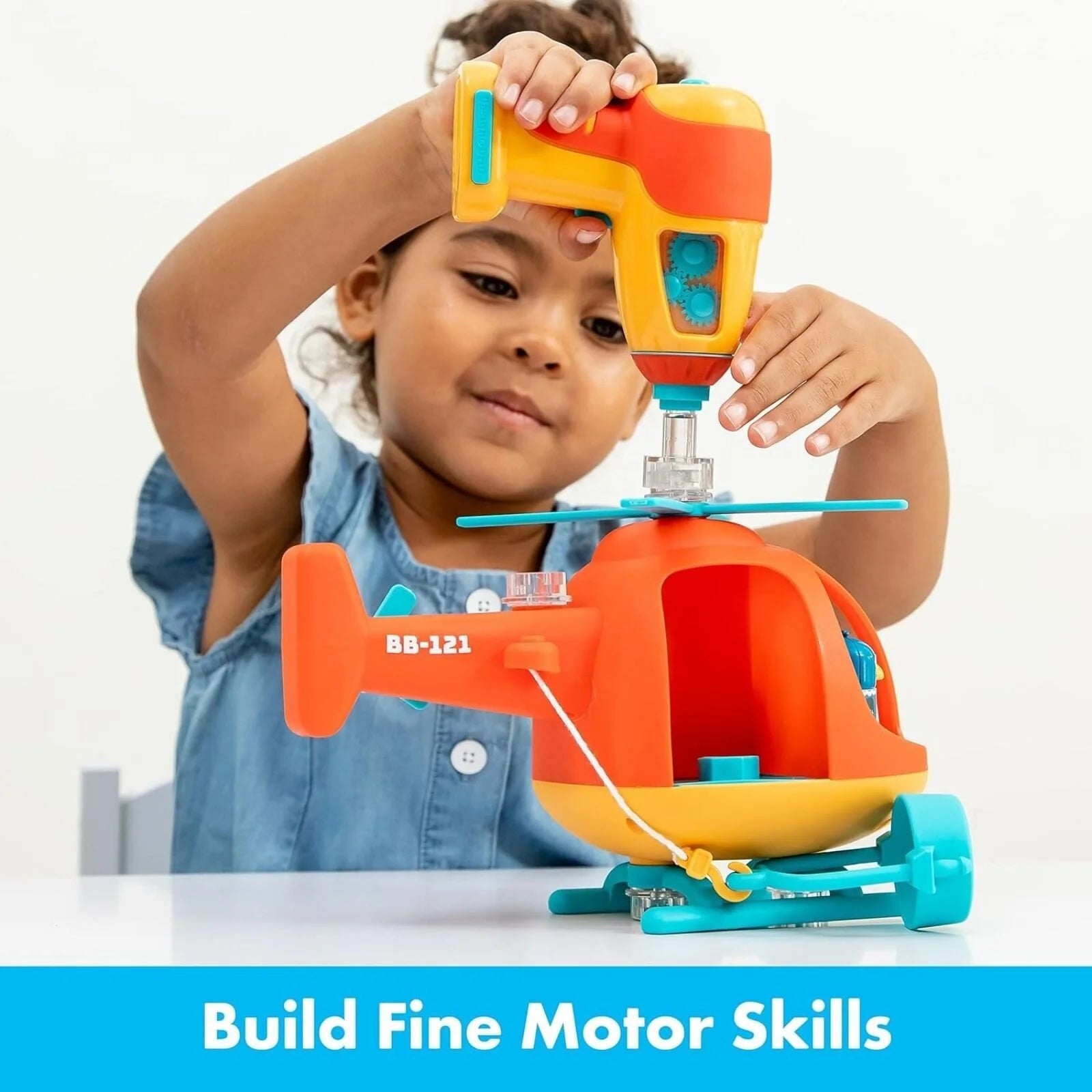 Design&Drill Bolt Buddies Police Helicopter - ebebek - Black Friday