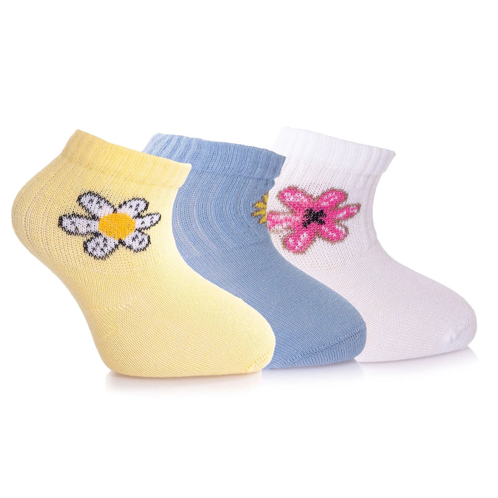 HelloBaby Baby Girl Pack of 3 Socks - Ecru - ebebek - Black Friday