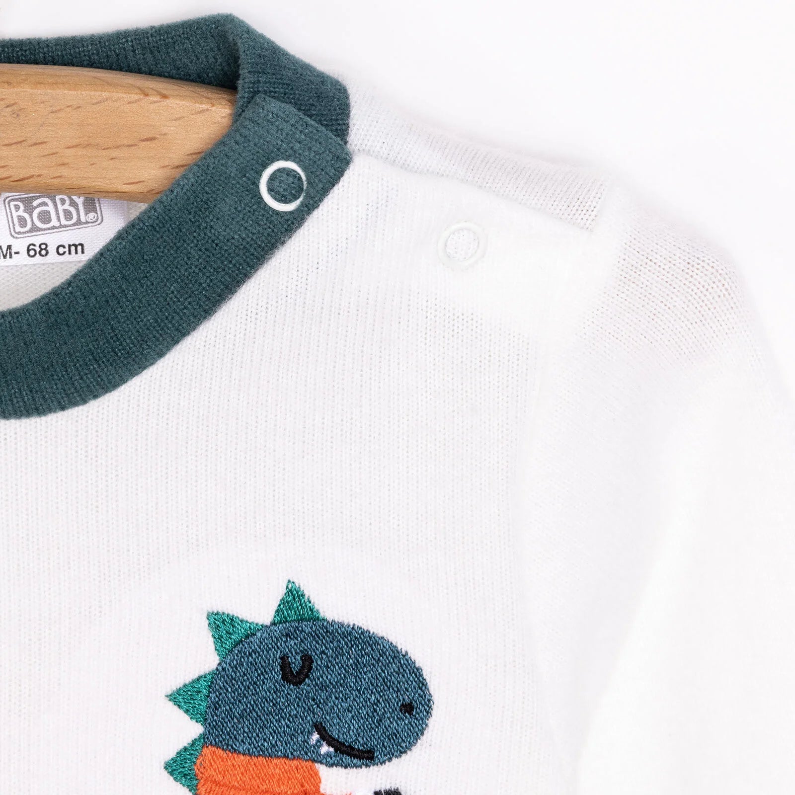 HelloBaby Boy Long Sleeve Pyjamas Set - Ecru - ebebek - Black Friday