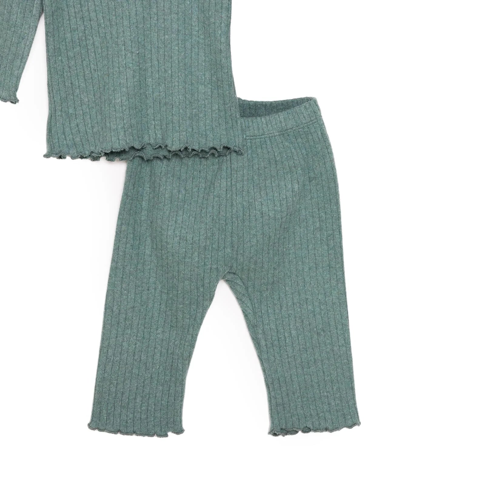HelloBaby Girl Long Sleeve Pyjamas Set - Green - ebebek - Black Friday