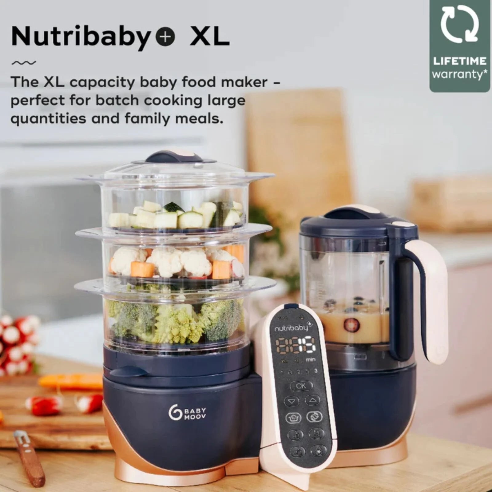 Babymoov Nutribaby Plus XL 5 - in - 1 Food Prep Machine - ebebek - Black Friday