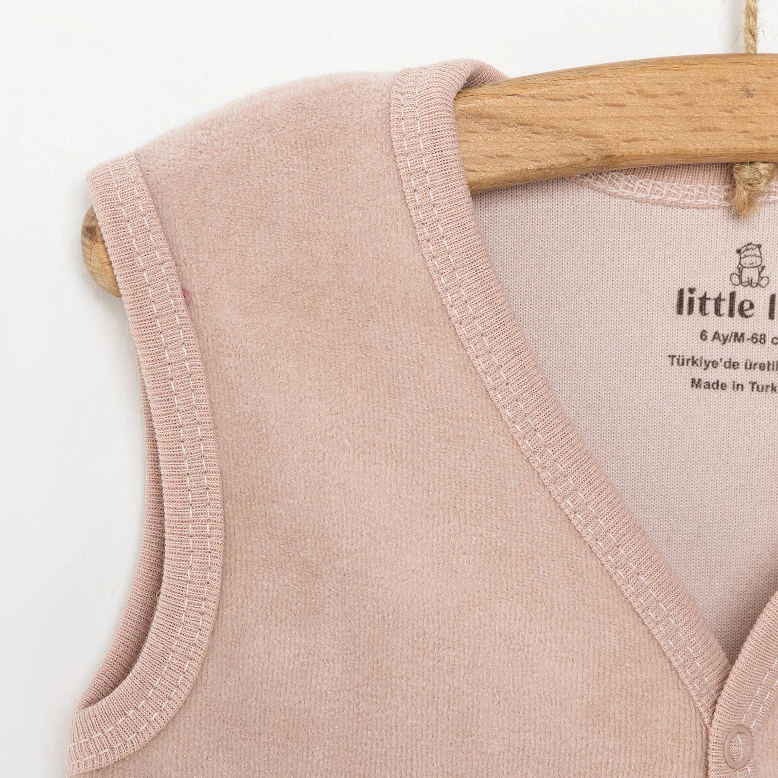 Little Life Newborn Girl Velvet Vest - Light Pink - ebebek - Black Friday