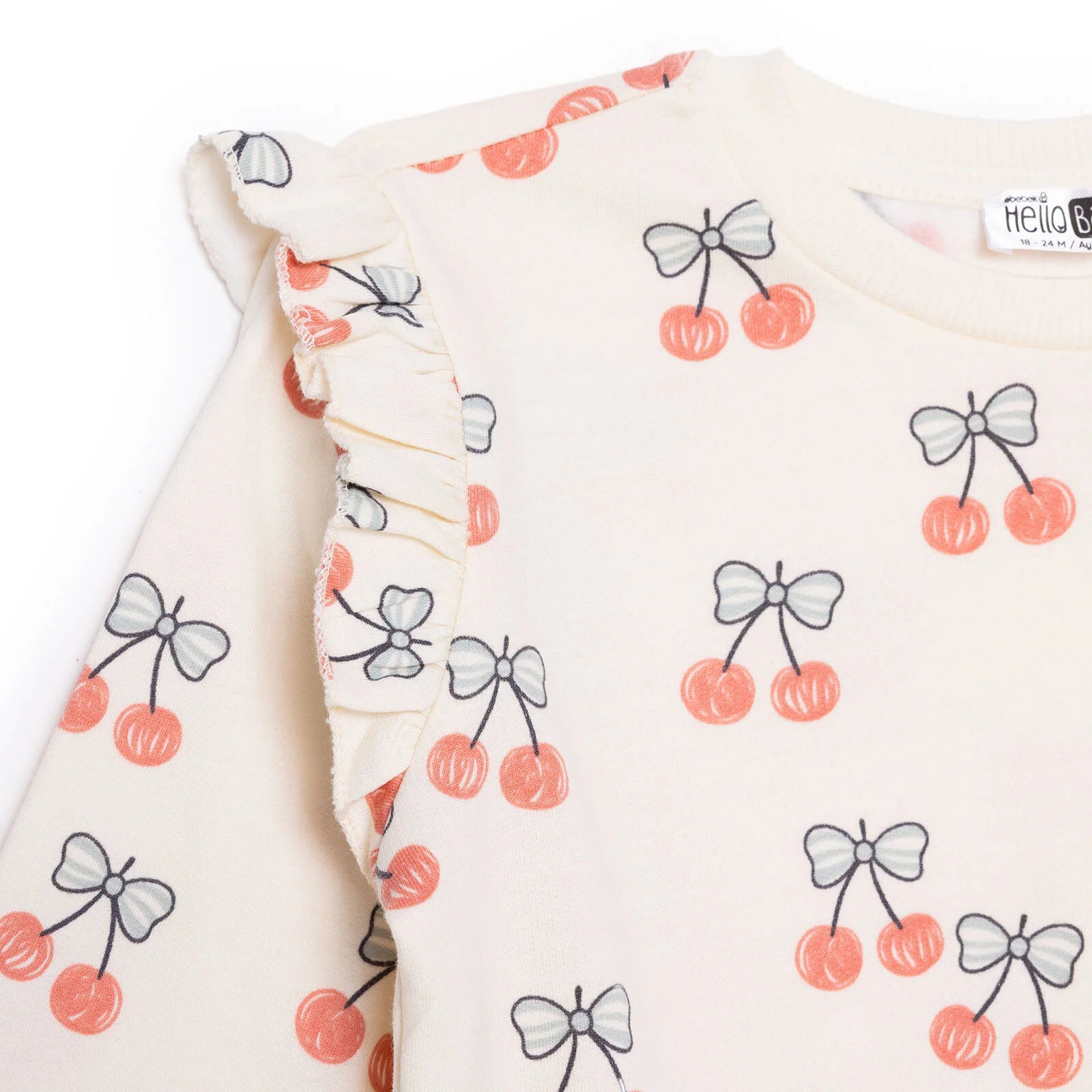 HelloBaby Jogging Set - Ecru Printed - ebebek - Black Friday