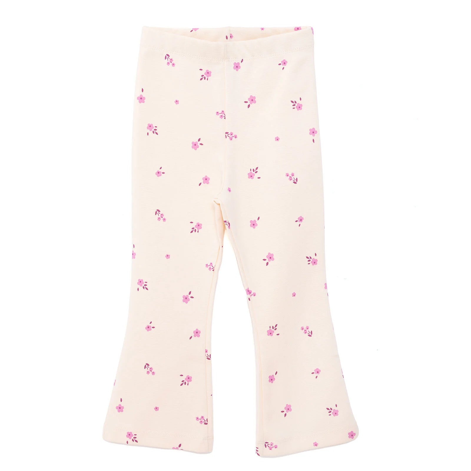 HelloBaby Basic Flower Patterns Leggings - Ecru - ebebek - Black Friday