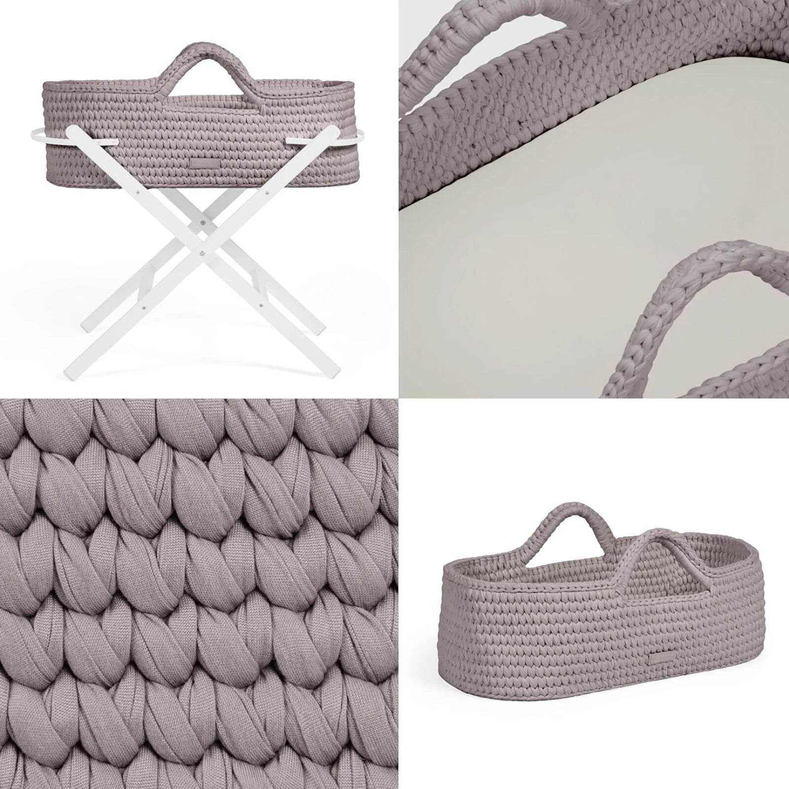 Ickle Bubba Nova Moses Basket & Stand - Tawny & White - ebebek - Black Friday