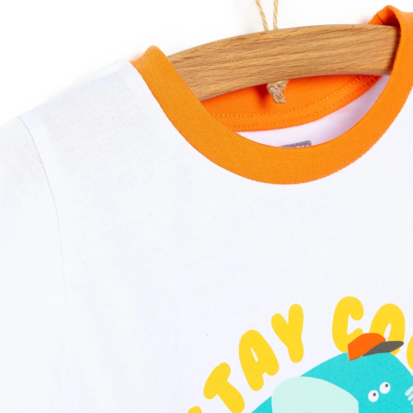 HelloBaby Baby Boy Short Sleeve Pyjamas - White - ebebek - Black Friday