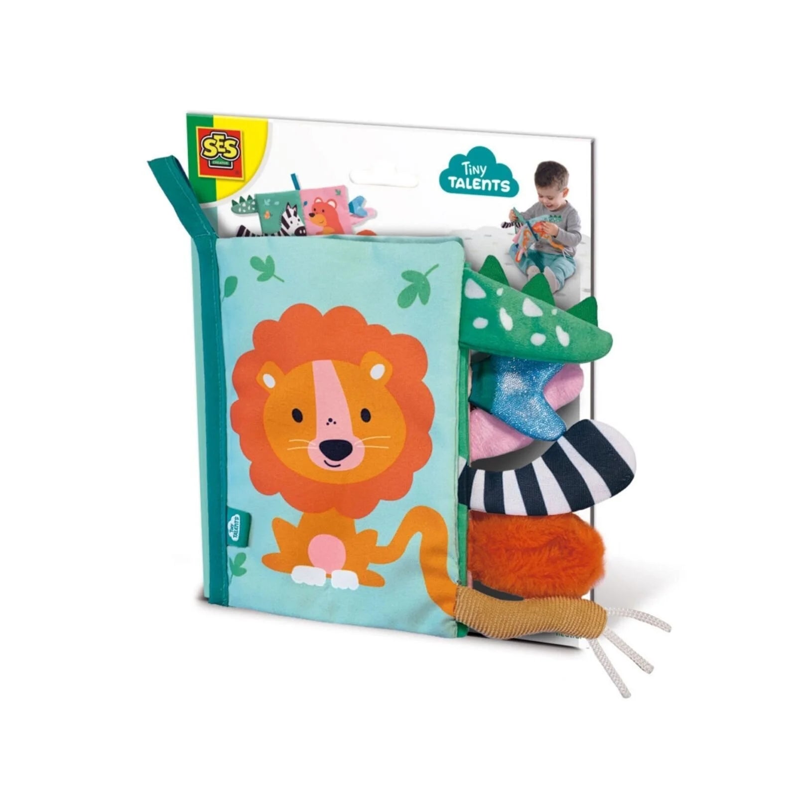 Tiny Talents Sensory Animal Tails Cloth Book - ebebek - Black Friday