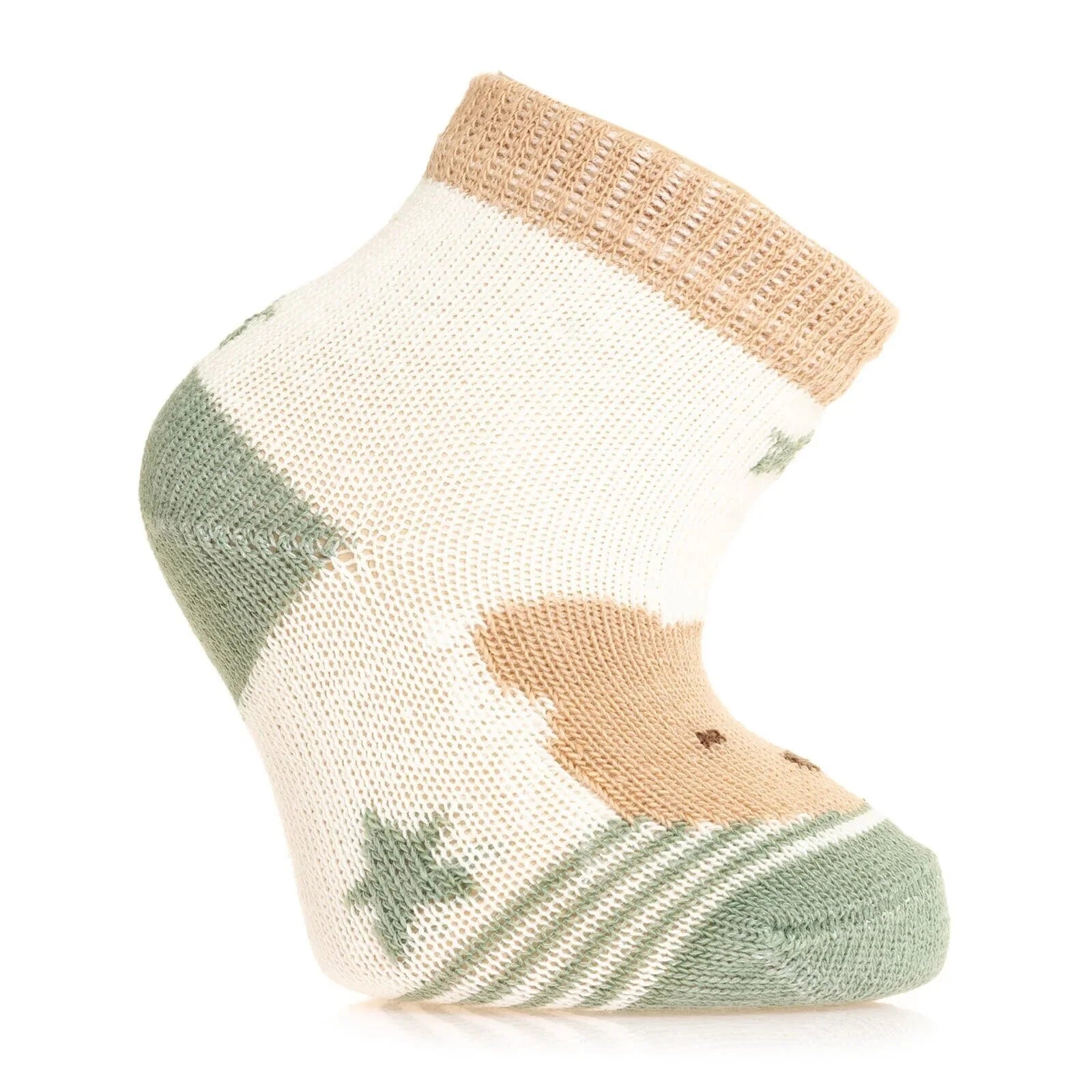 HelloBaby Grip Socks 3 Pcs - Green - ebebek - Black Friday