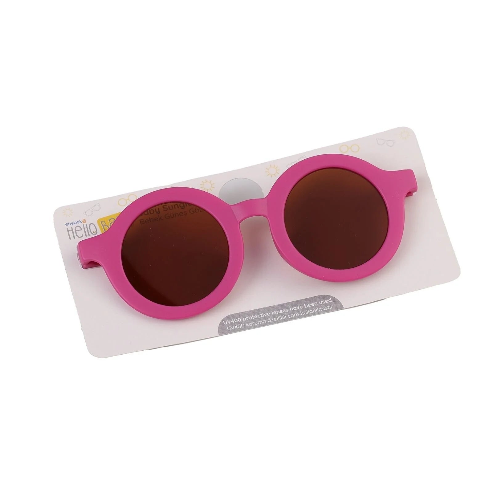 HelloBaby Round Frame Sunglasses - Pink - ebebek - Black Friday