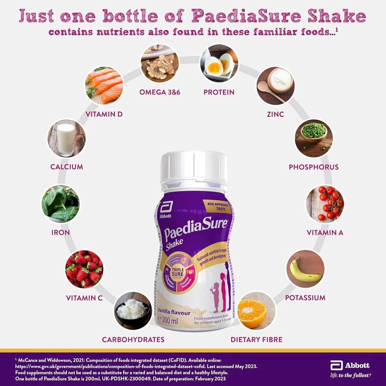 PaediaSure Shake Vanilla Flavoured 200ml - ebebek - Black Friday