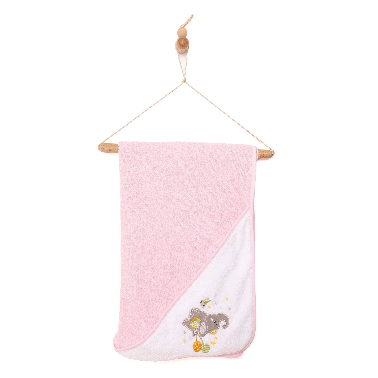 Mollia Girl Baby Towel - Light Pink - ebebek - Black Friday