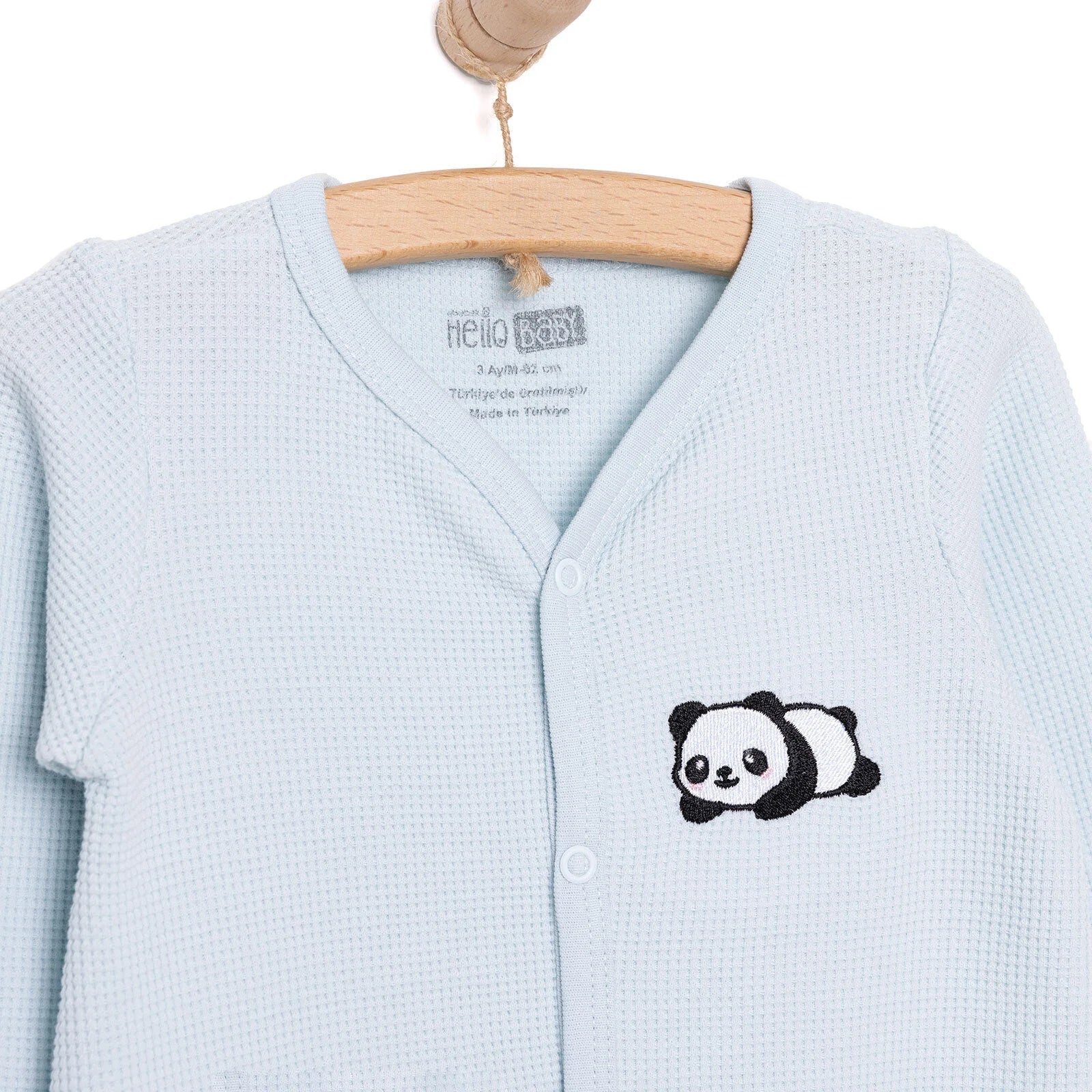 HelloBaby Newborn Boy Jumpsuit - Light Blue - ebebek - Black Friday